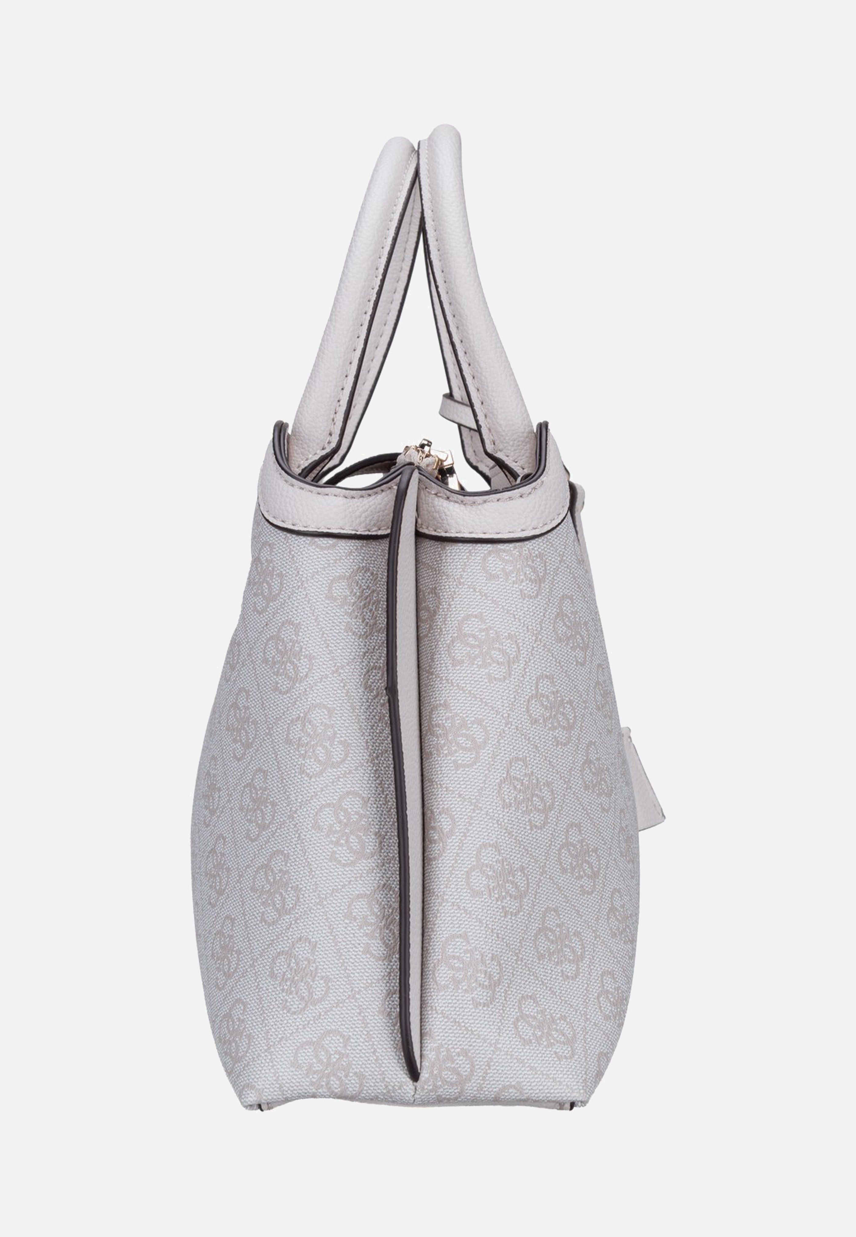 Guess Lindsey Girlfriend 49060 Bone Logo Satchel