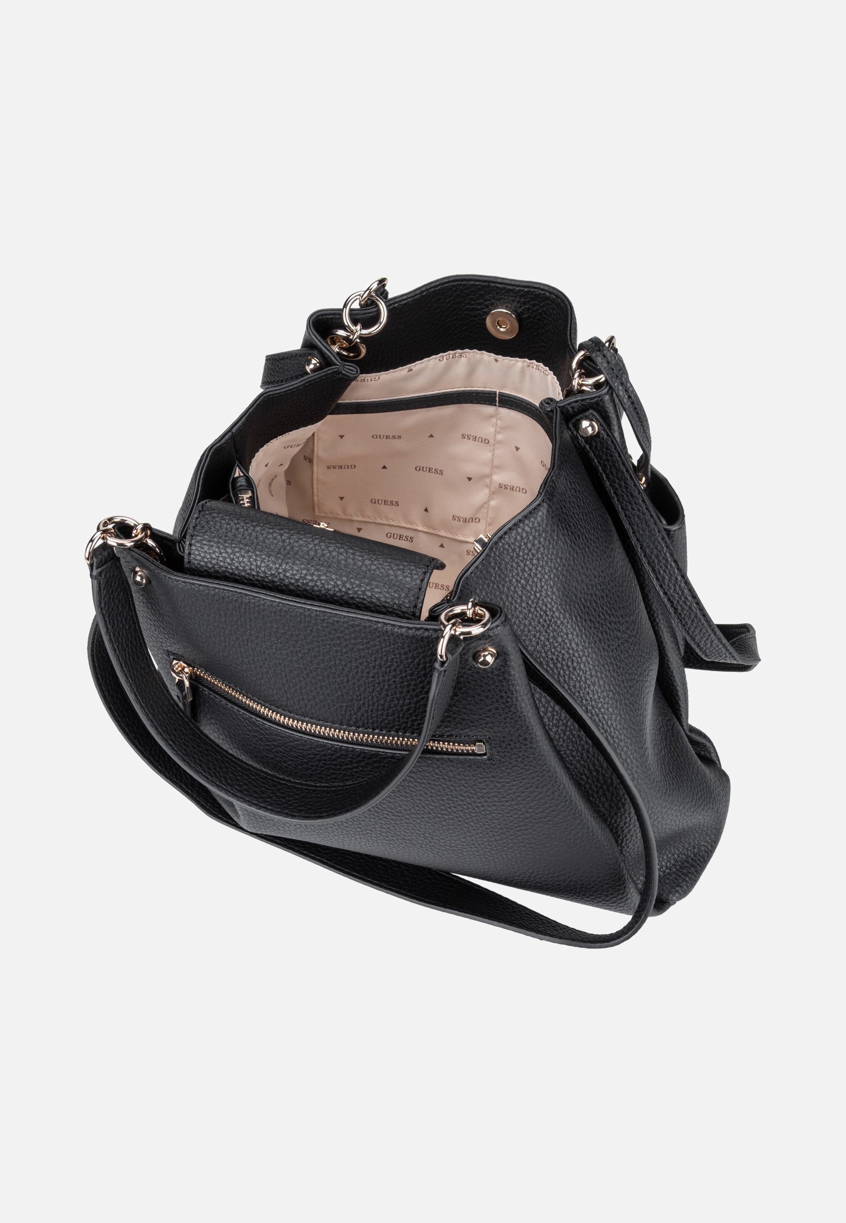 Guess Lorella Girlfriend 6230 Black Tote Bag