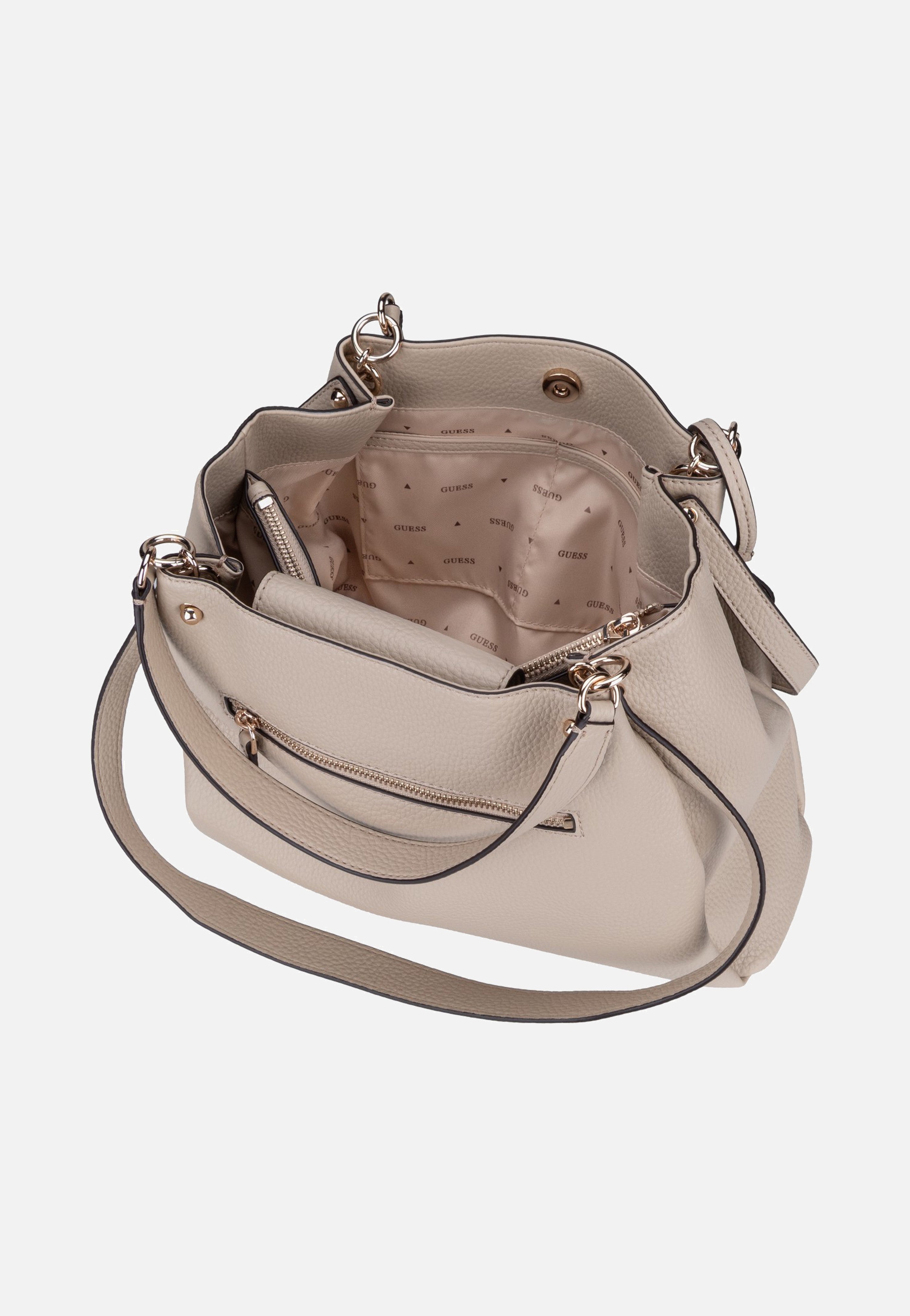 Guess Lorella Girlfriend 6230 Bone Tote Bag