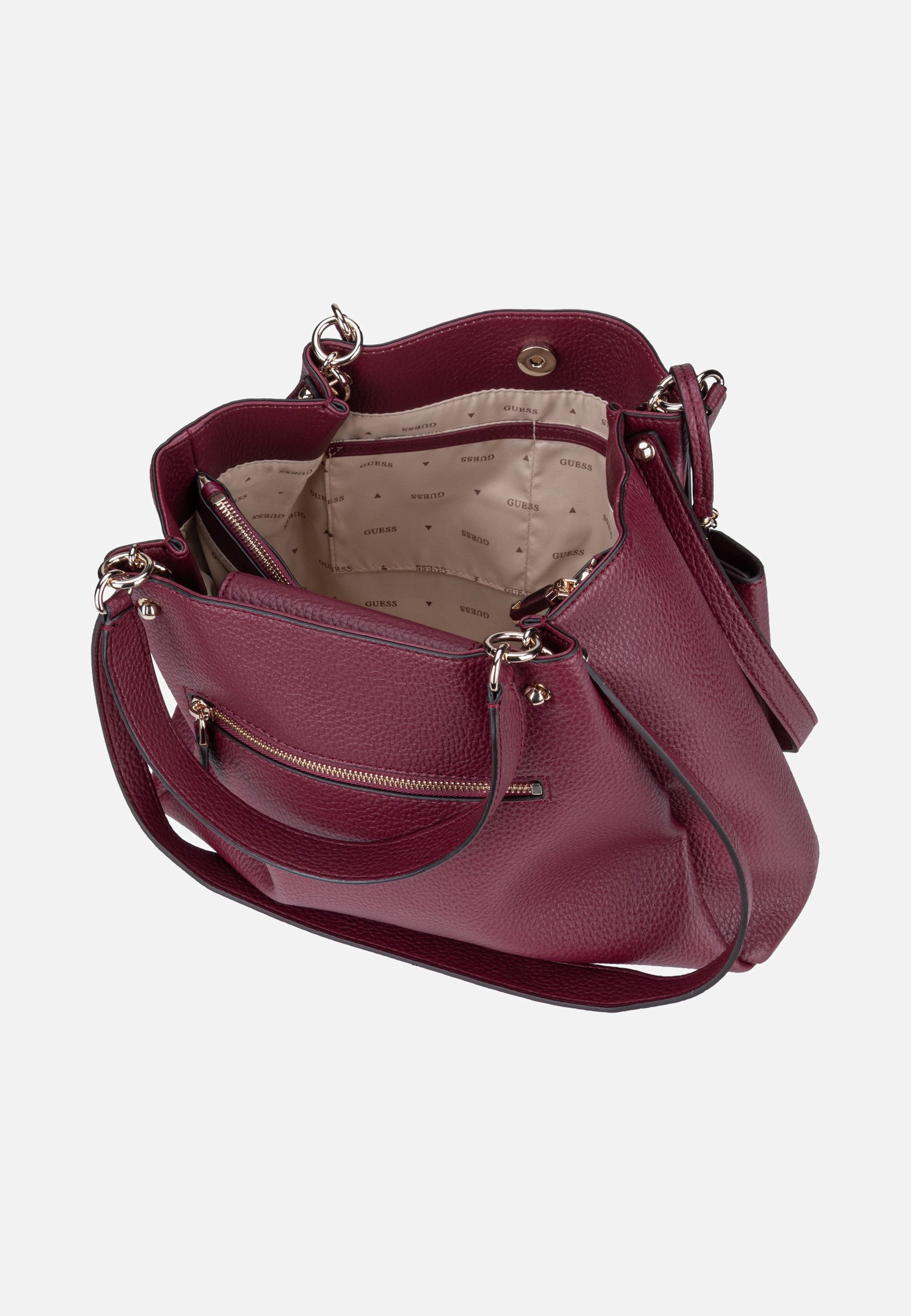 Guess Lorella Girlfriend 6230 Merlot Tote Bag