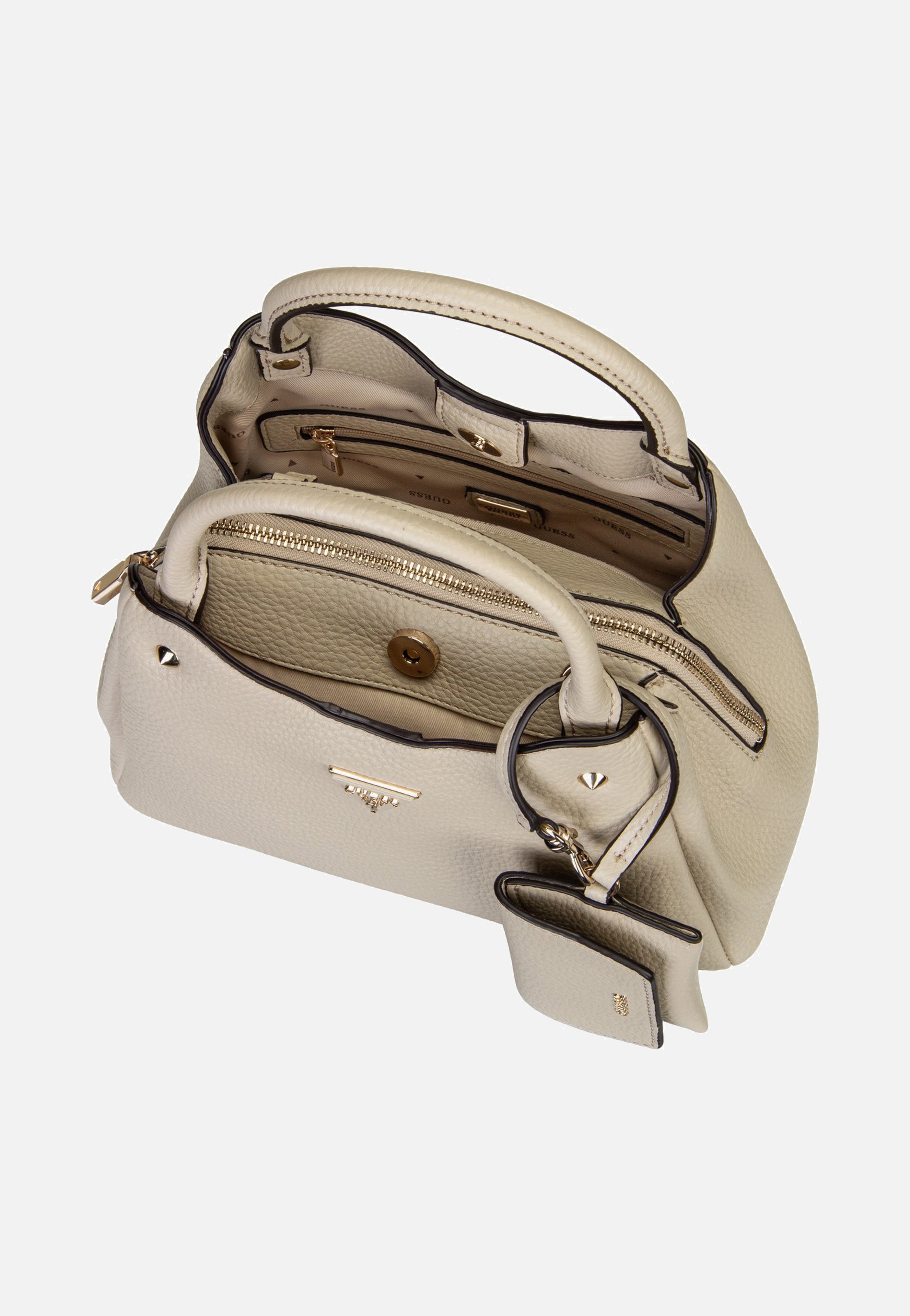 Guess Lorella Small Girlfriend 6220 Bone Henkeltasche