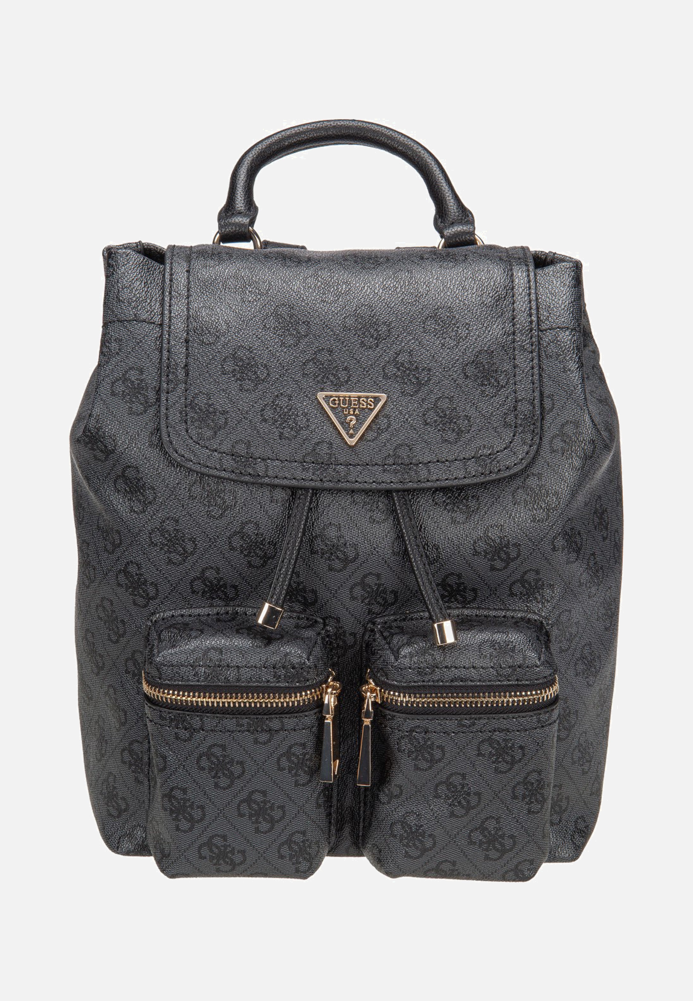 Guess - Manhattan II Flap Coal Logo - Backpack | Women-Image