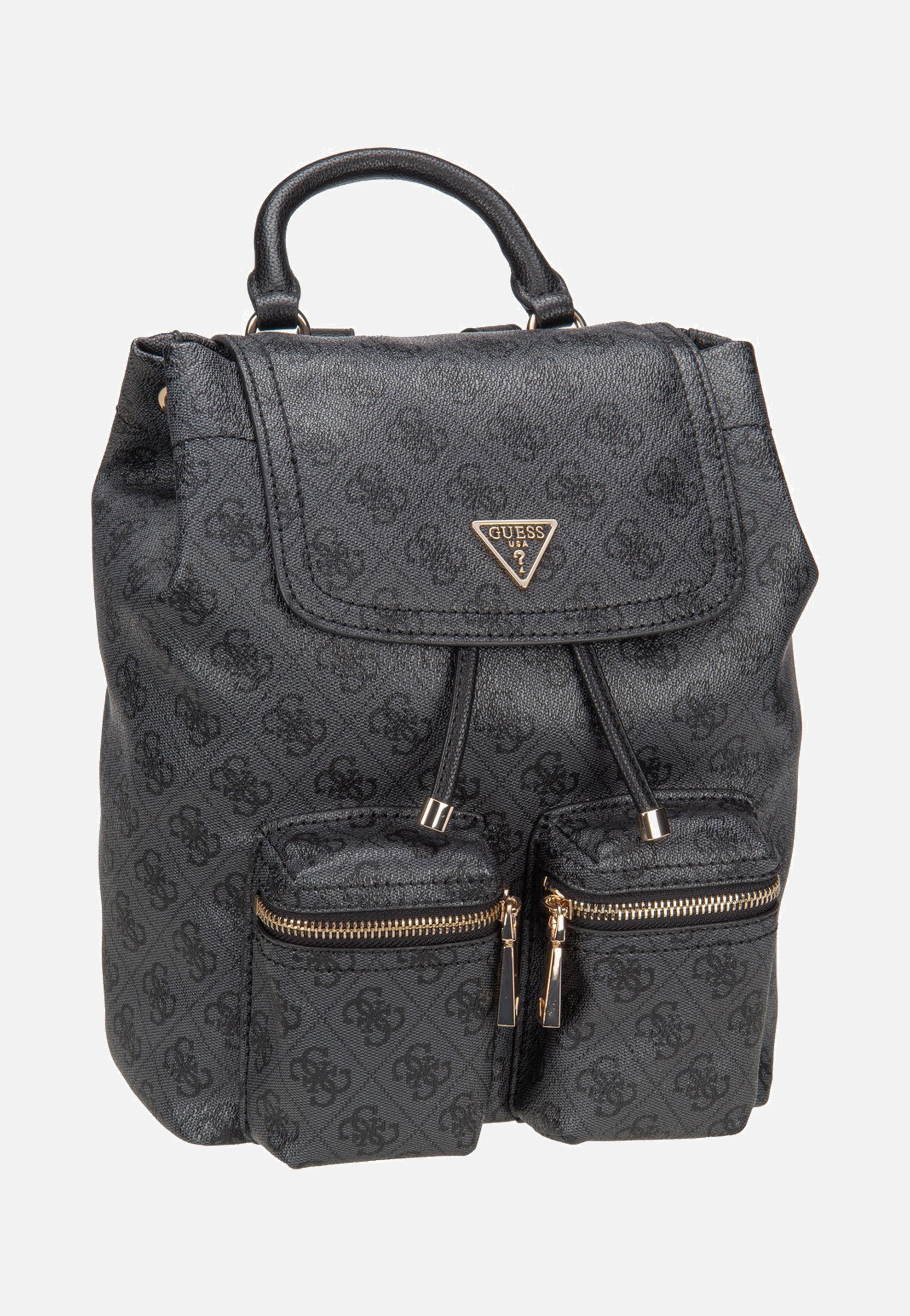 Guess Manhattan II Flap Coal Logo Rucksack