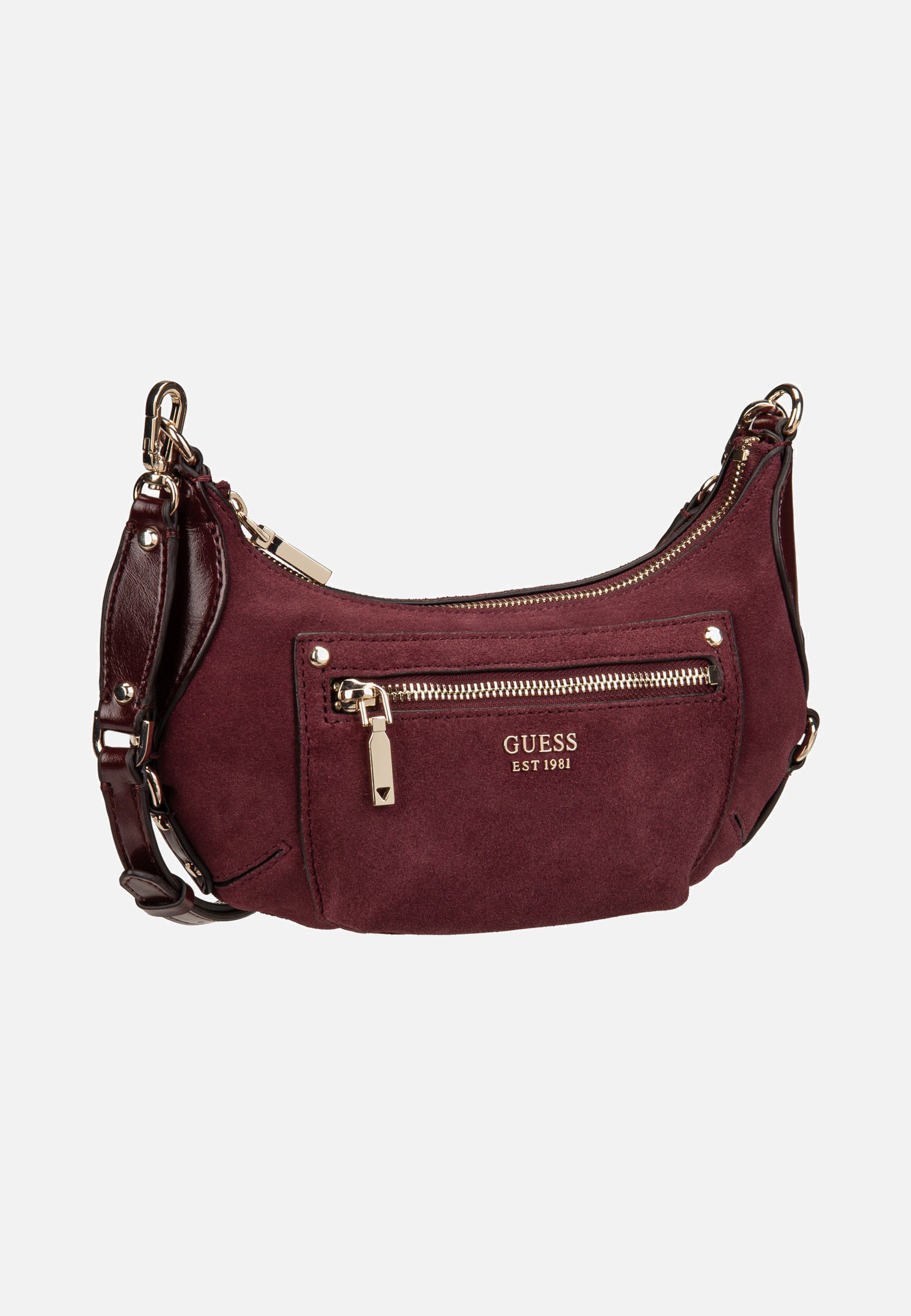 Guess Marsha Mini Crossbody Burgundy Umhängetasche