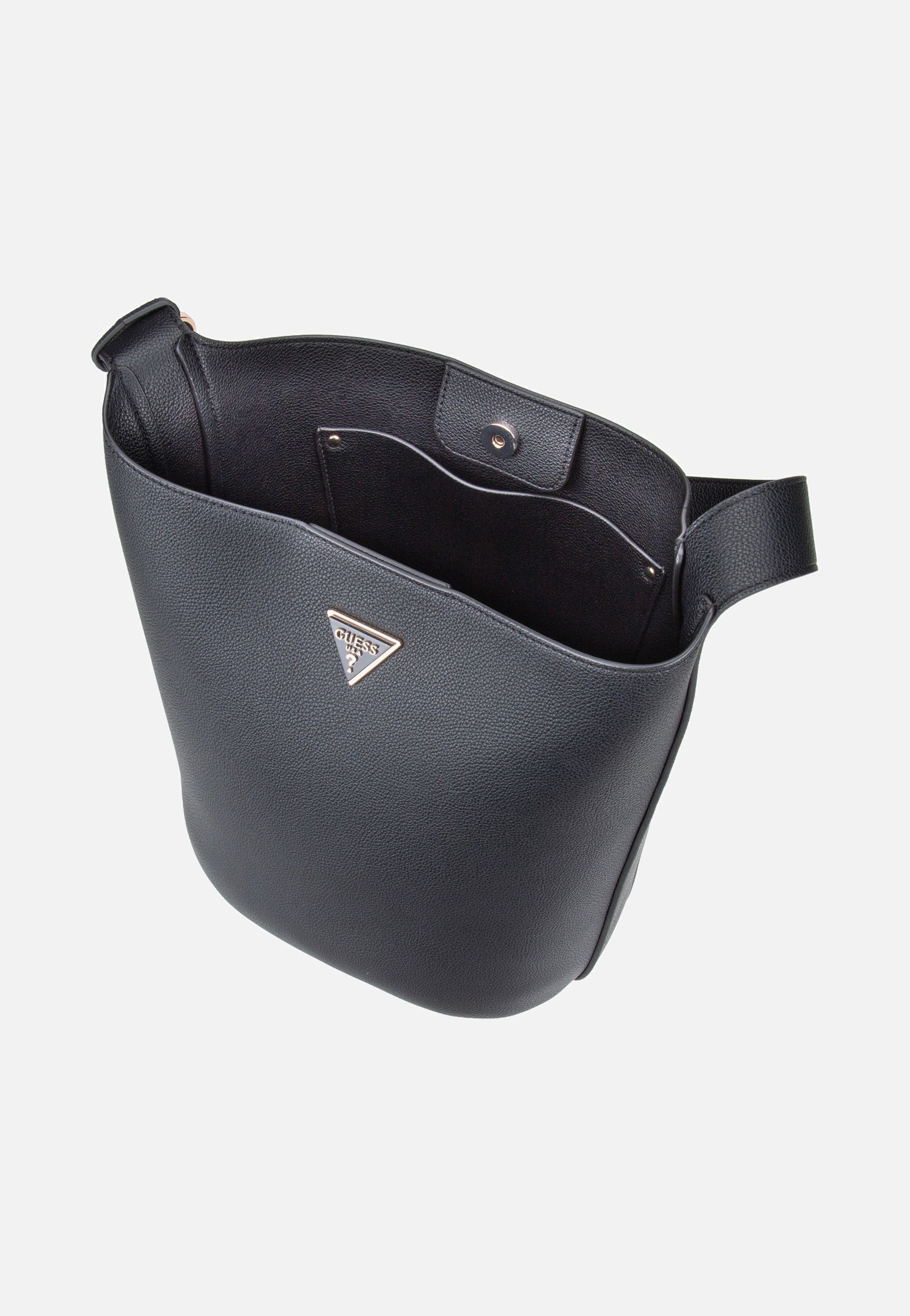 Guess Meridian II Bucket Black Bucket Bag