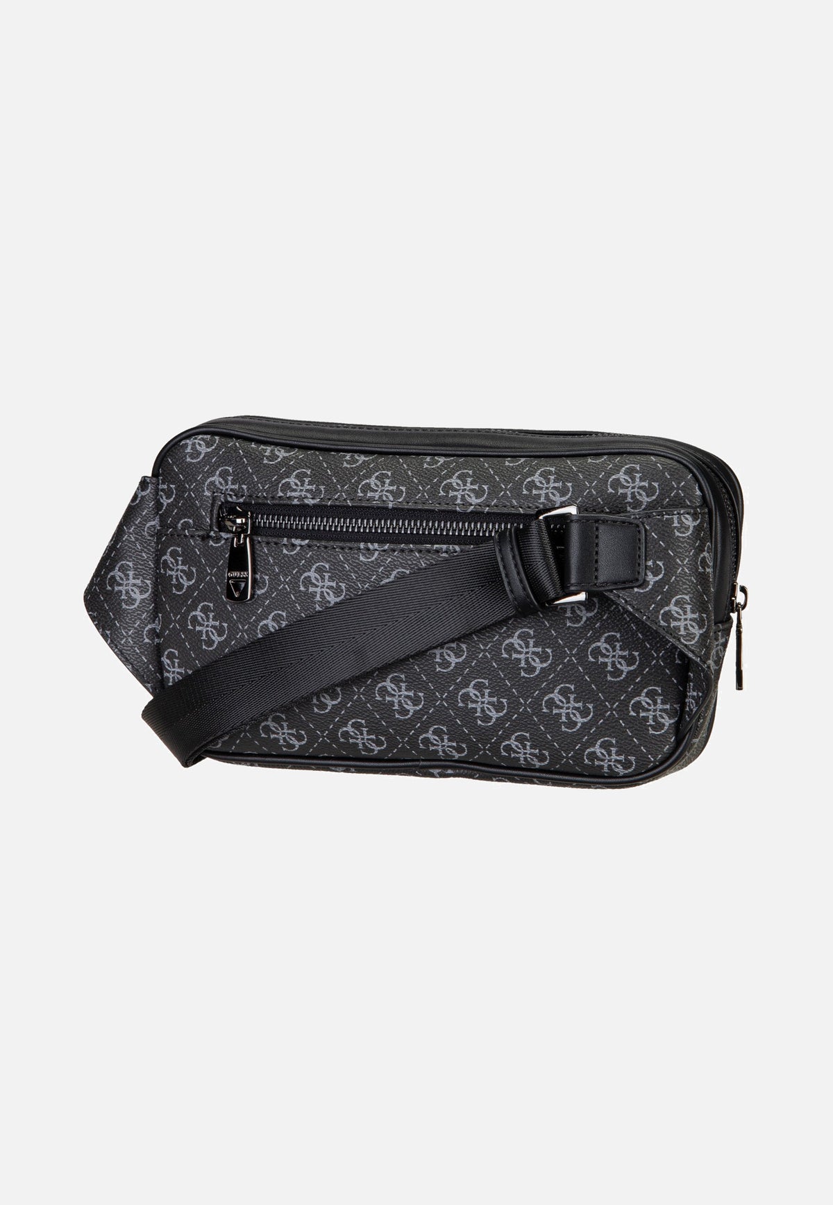 Guess Milano Bumbag M Dark Black Bauchtasche