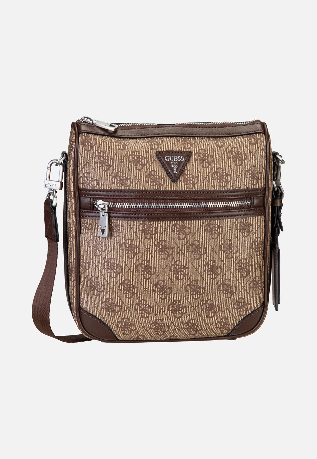 Guess Milano Crossbody 2 Beige/Cognac Crossbody Bag