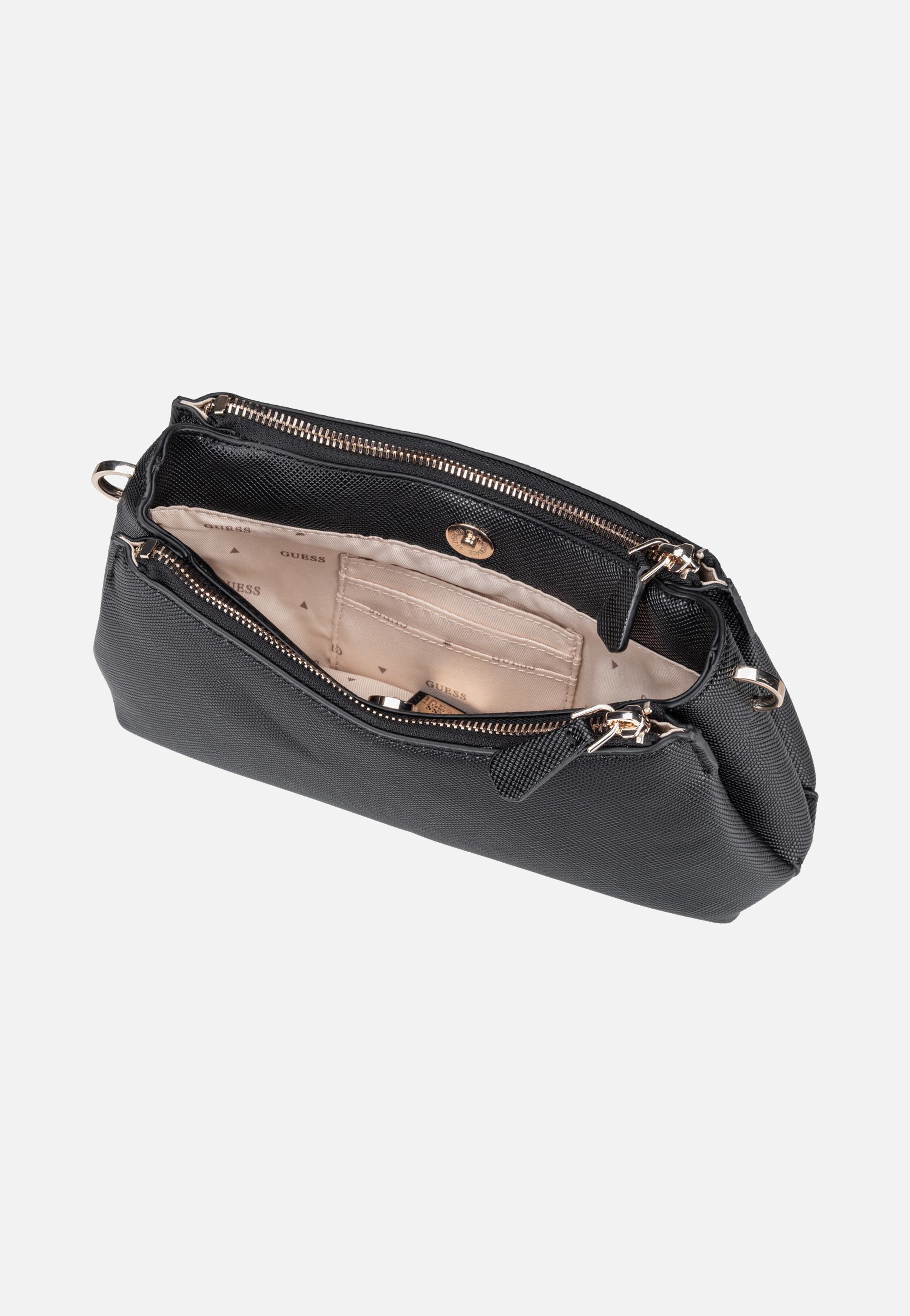 Guess Noelle II 3 Comp Saffiano 72730 Black Abendtasche