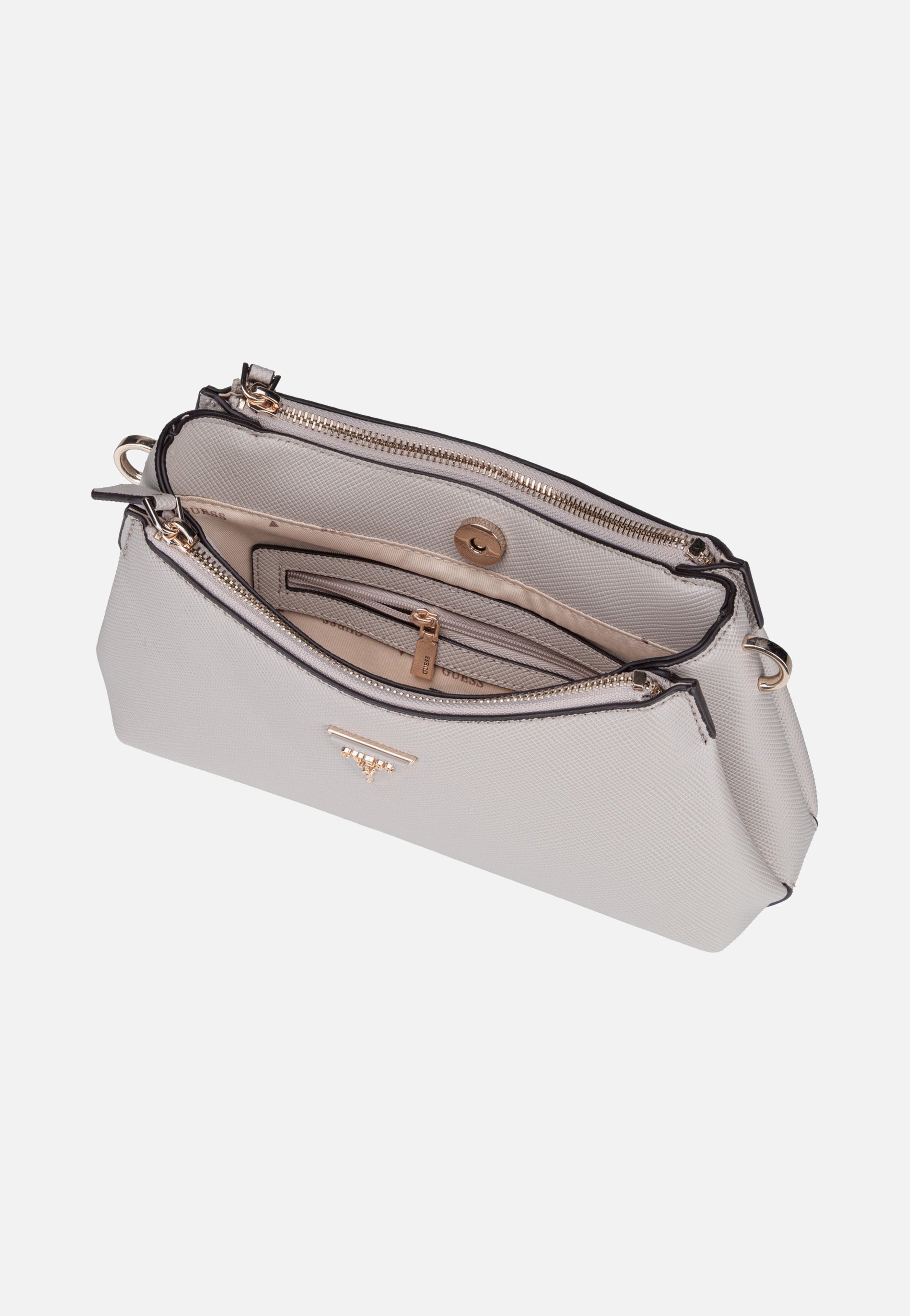 Guess Noelle II 3 Comp Saffiano 72730 Taupe Abendtasche