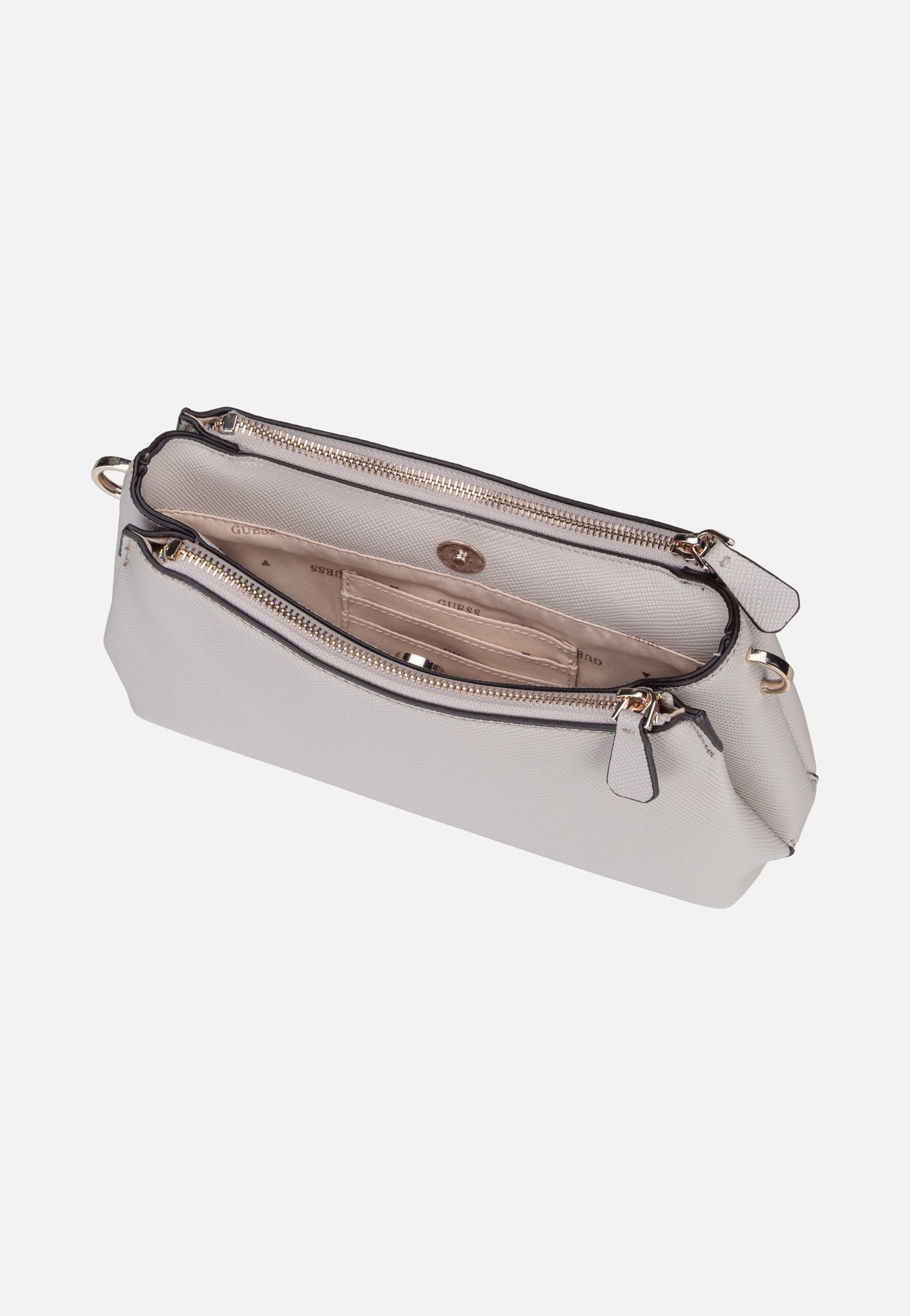 Guess Noelle II 3 Comp Saffiano 72730 Taupe Abendtasche