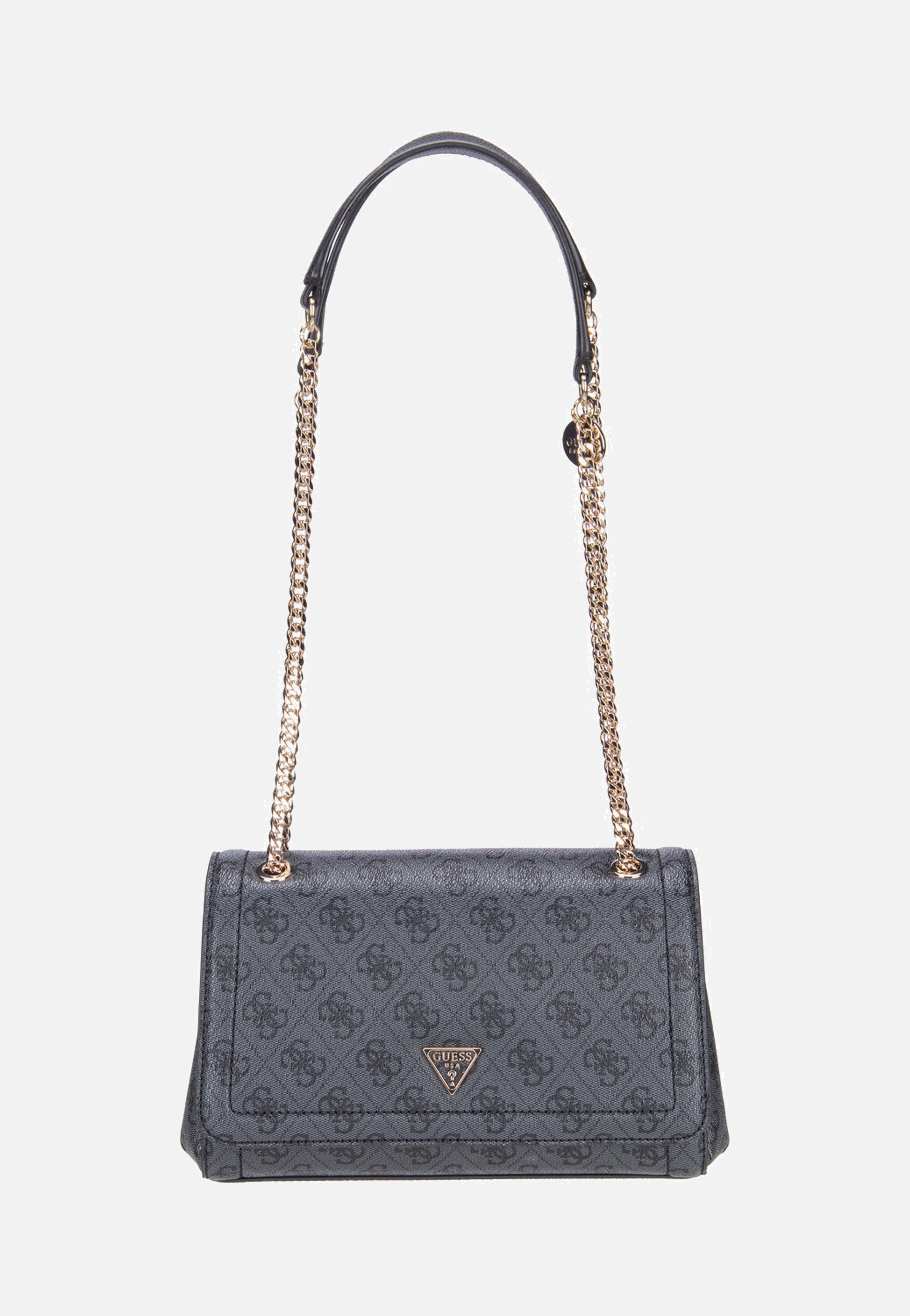 Guess Noelle II Conv XBody Flap 72210 Coal Logo Schultertasche