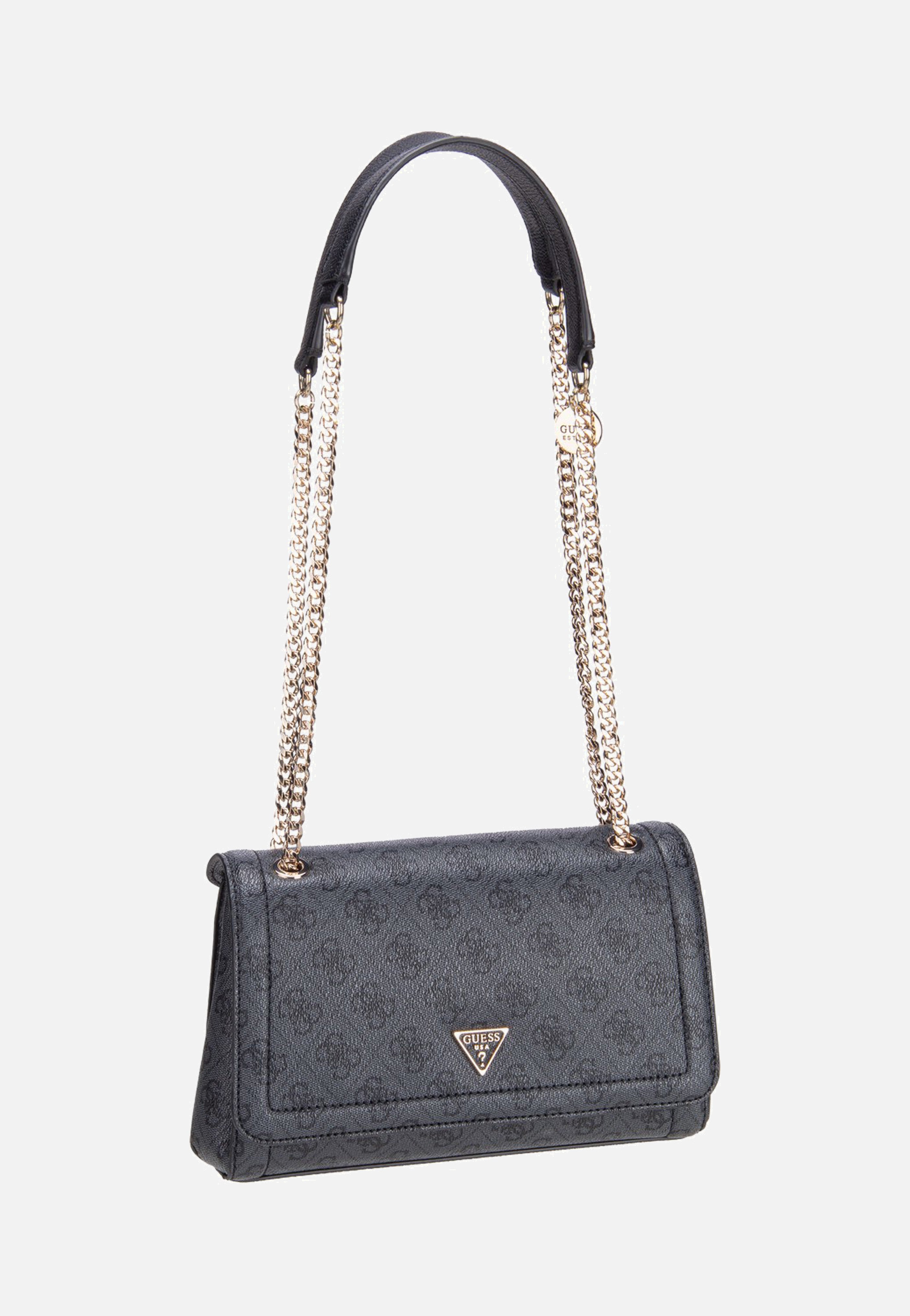 Guess Noelle II Conv XBody Flap 72210 Coal Logo Schultertasche
