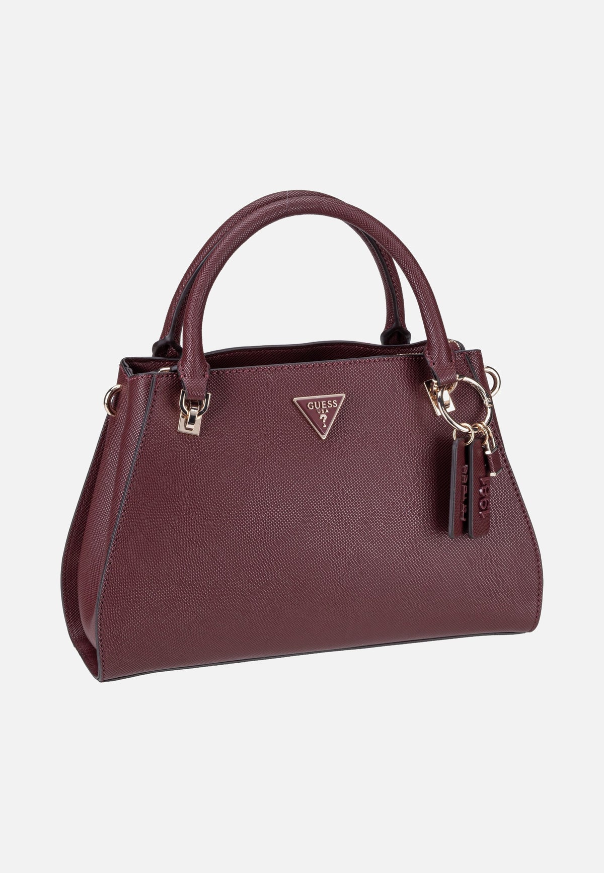 Guess Noelle II Luxury Saffiano 72070 Burgundy Henkeltasche