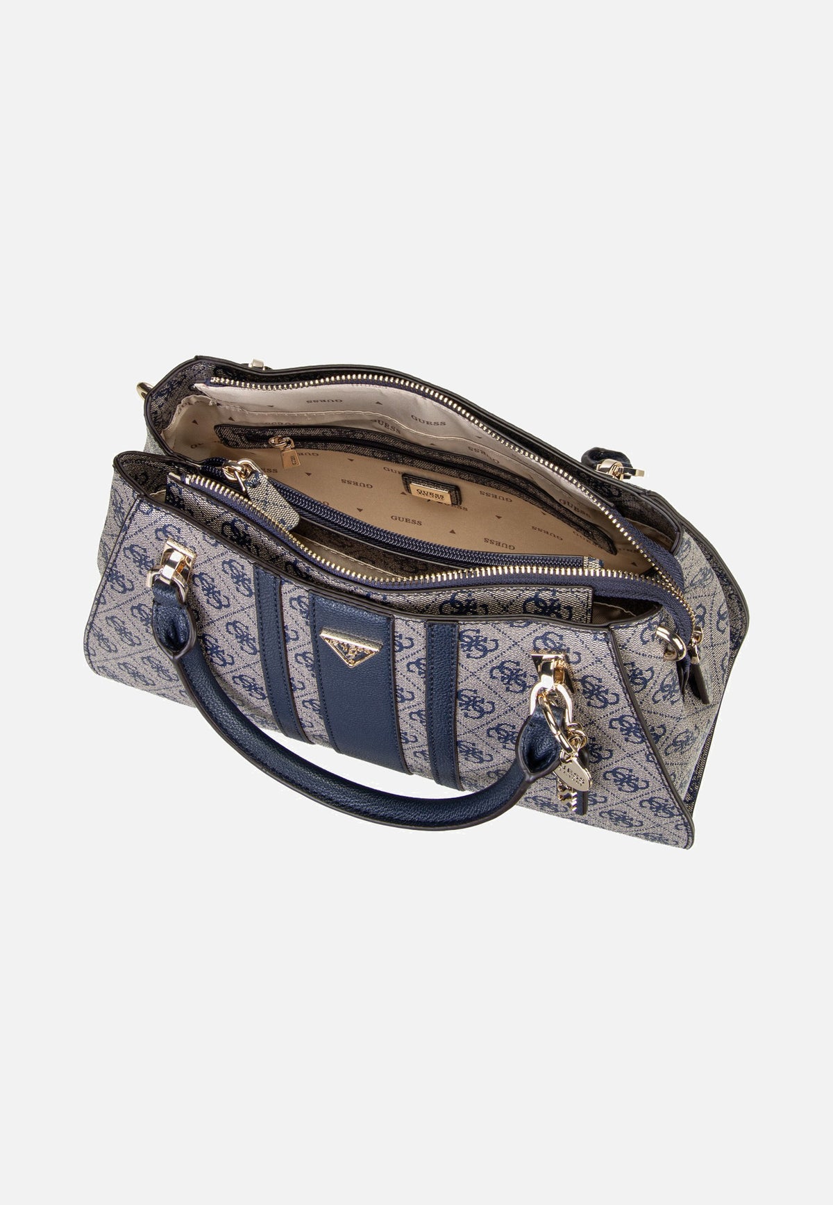 Guess Noelle II Luxury SAT 72070 Midnight Logo Henkeltasche
