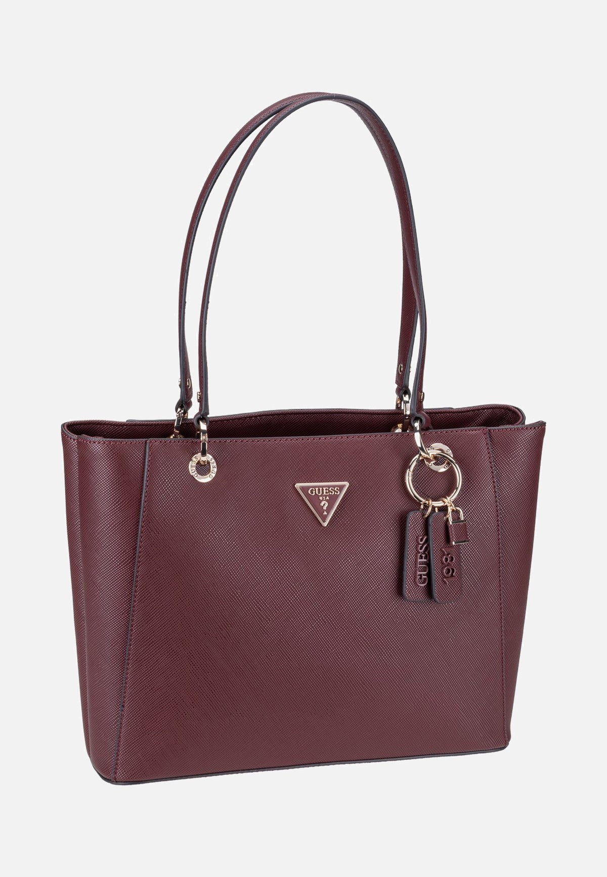 Guess Noelle II Saffiano 72250 Burgundy Shopper
