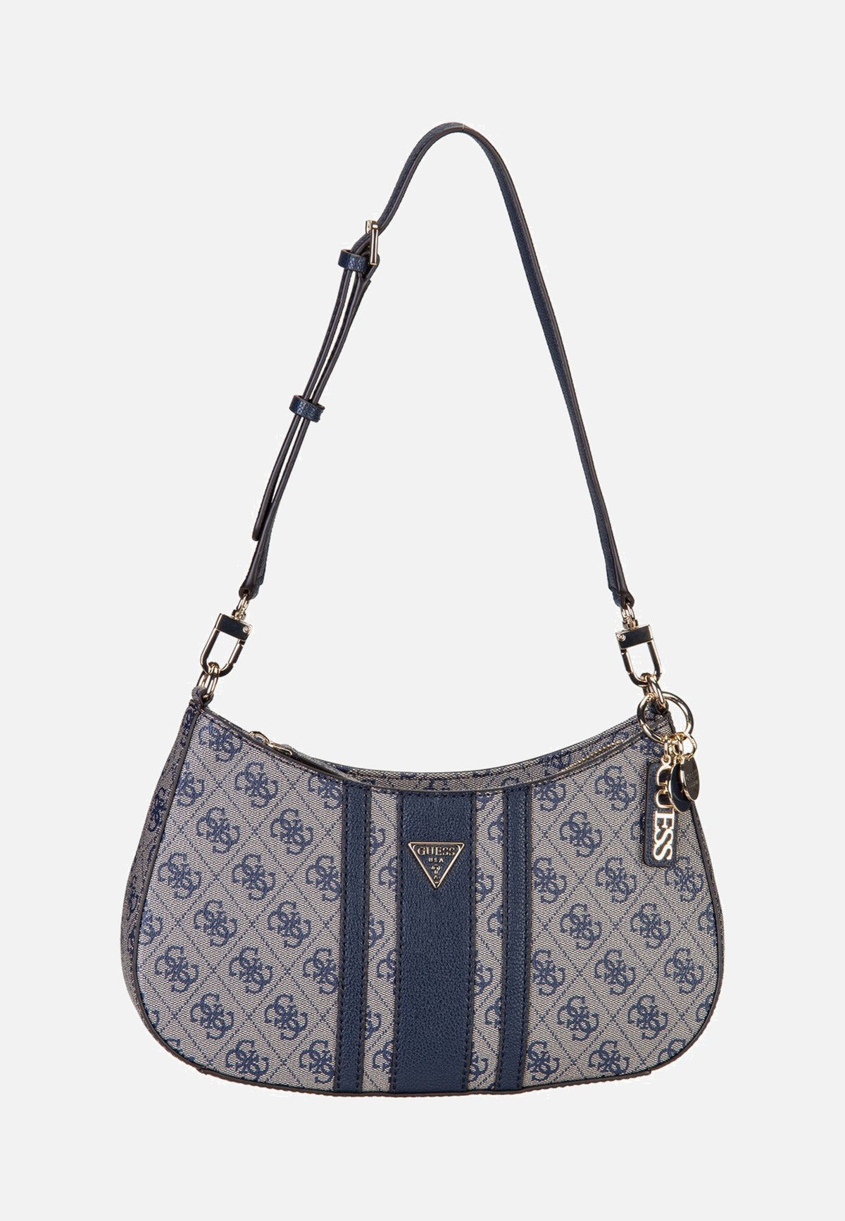 Guess Noelle II Top Zip 72180 Midnight Logo Abendtasche