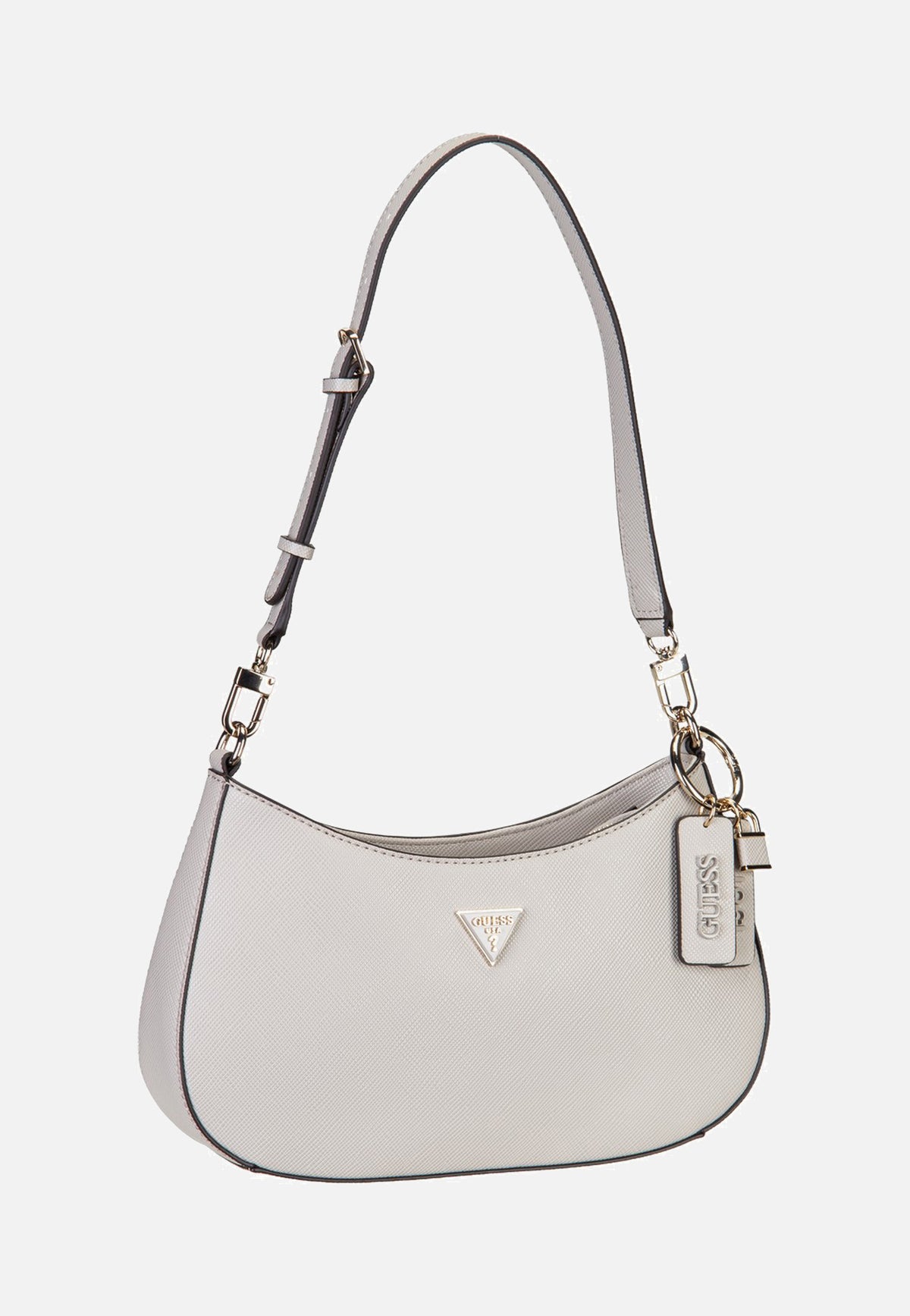 Guess Noelle II Top Zip Saffiano 72180 Taupe Abendtasche