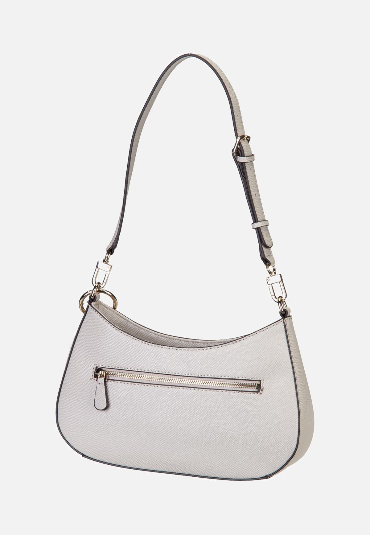 Guess Noelle II Top Zip Saffiano 72180 Taupe Abendtasche