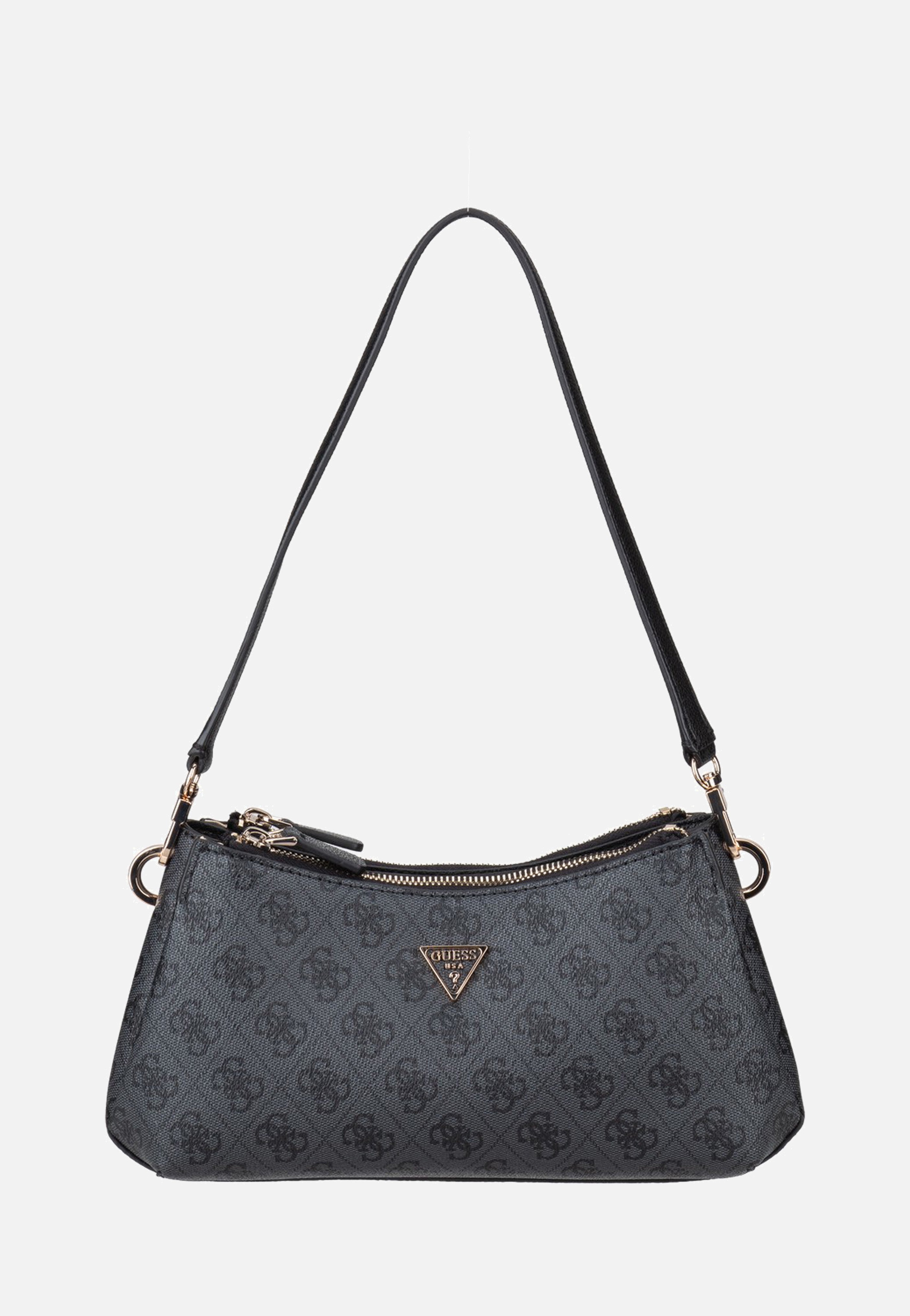 Guess - Noelle II 3 Comp Xbody Coal Logo - Shoulder Bag | Women-Image