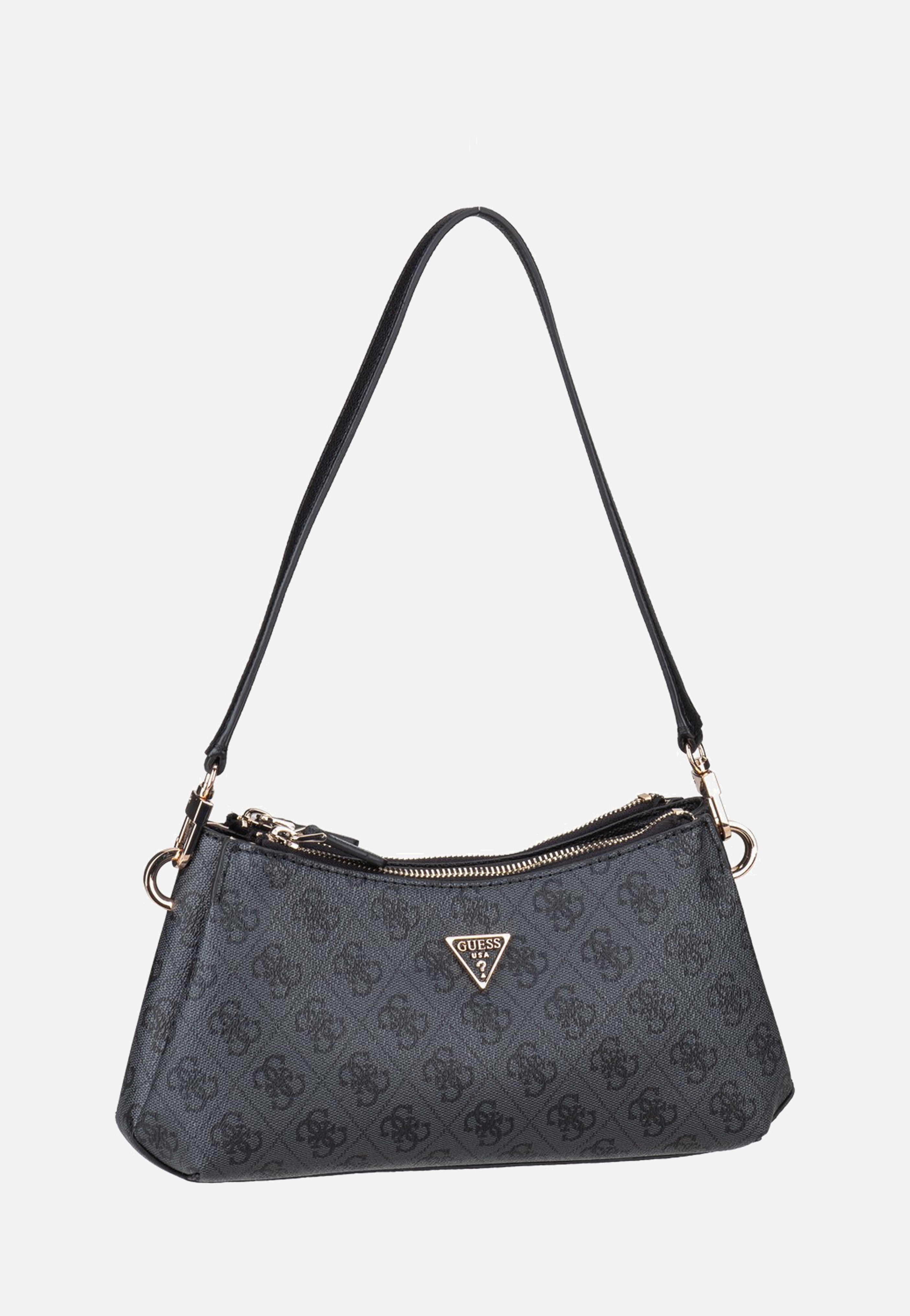 Guess - Noelle II 3 Comp Xbody Coal Logo - Shoulder Bag | Women-Image