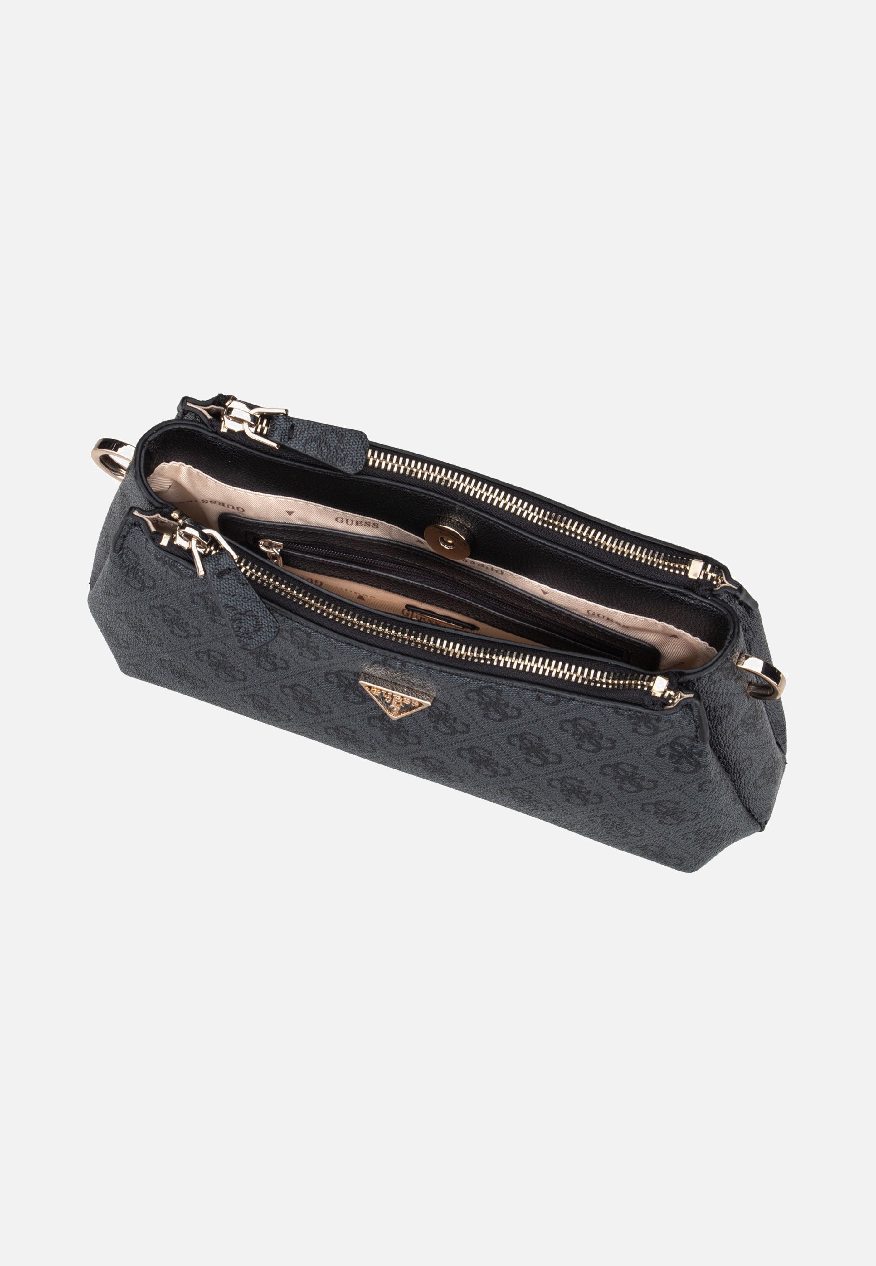 Guess Noelle II 3 Comp Xbody Coal Logo Schultertasche