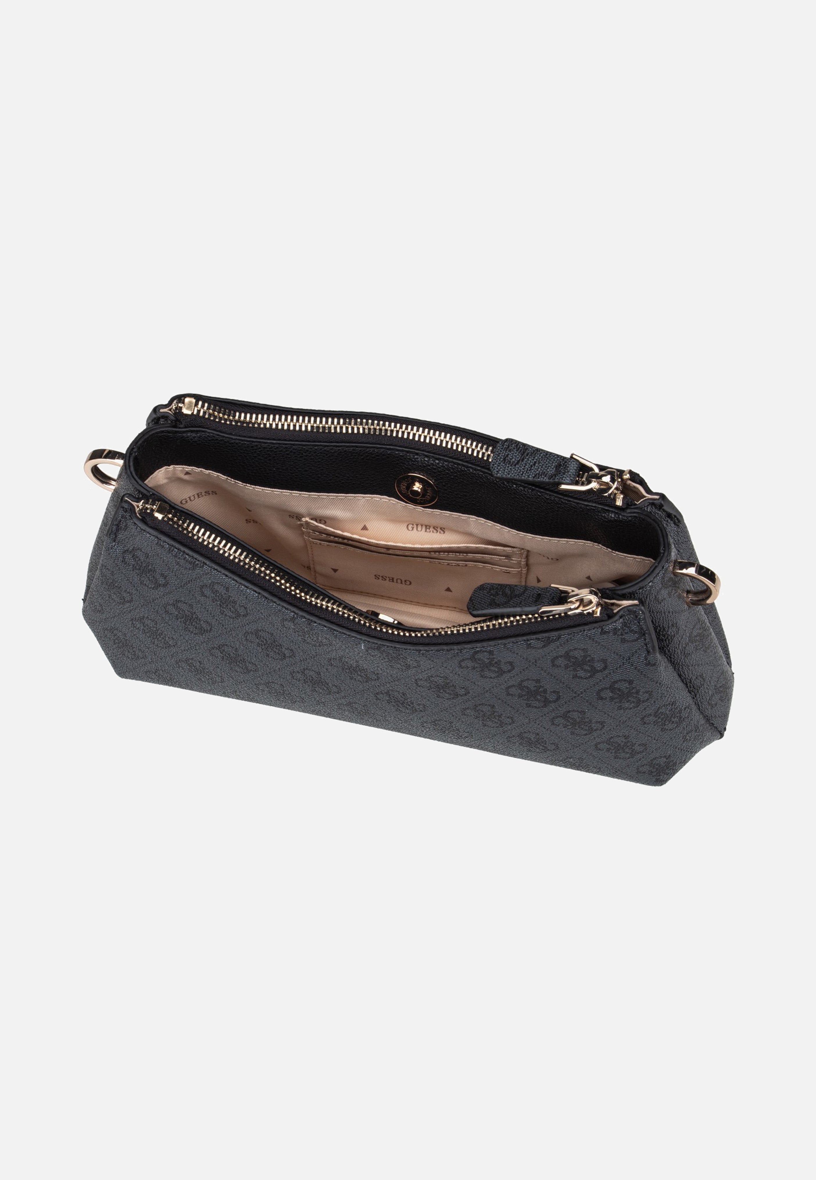 Guess Noelle II 3 Comp Xbody Coal Logo Schultertasche