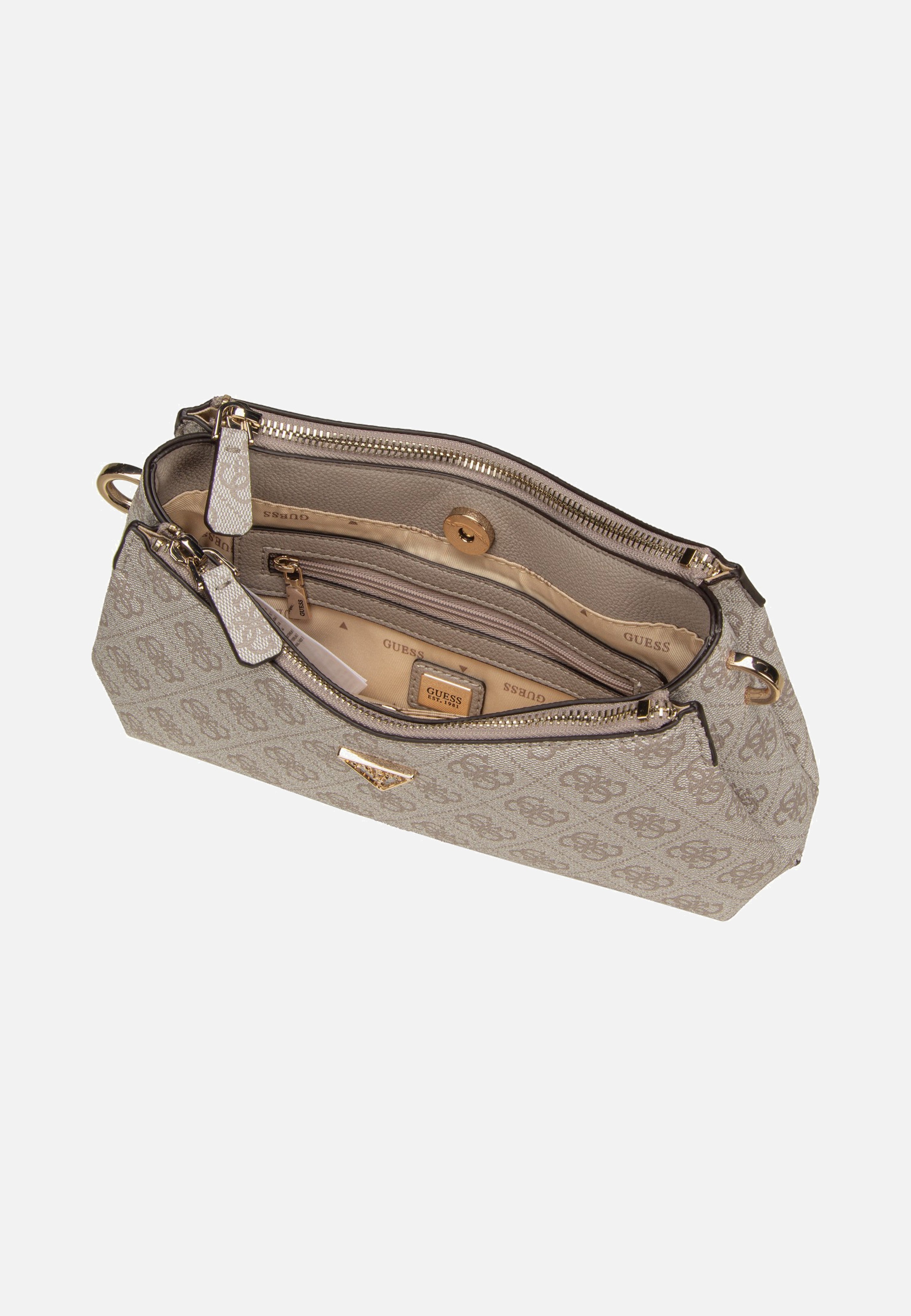 Guess Noelle II 3 Comp Xbody Dark Oak Schultertasche