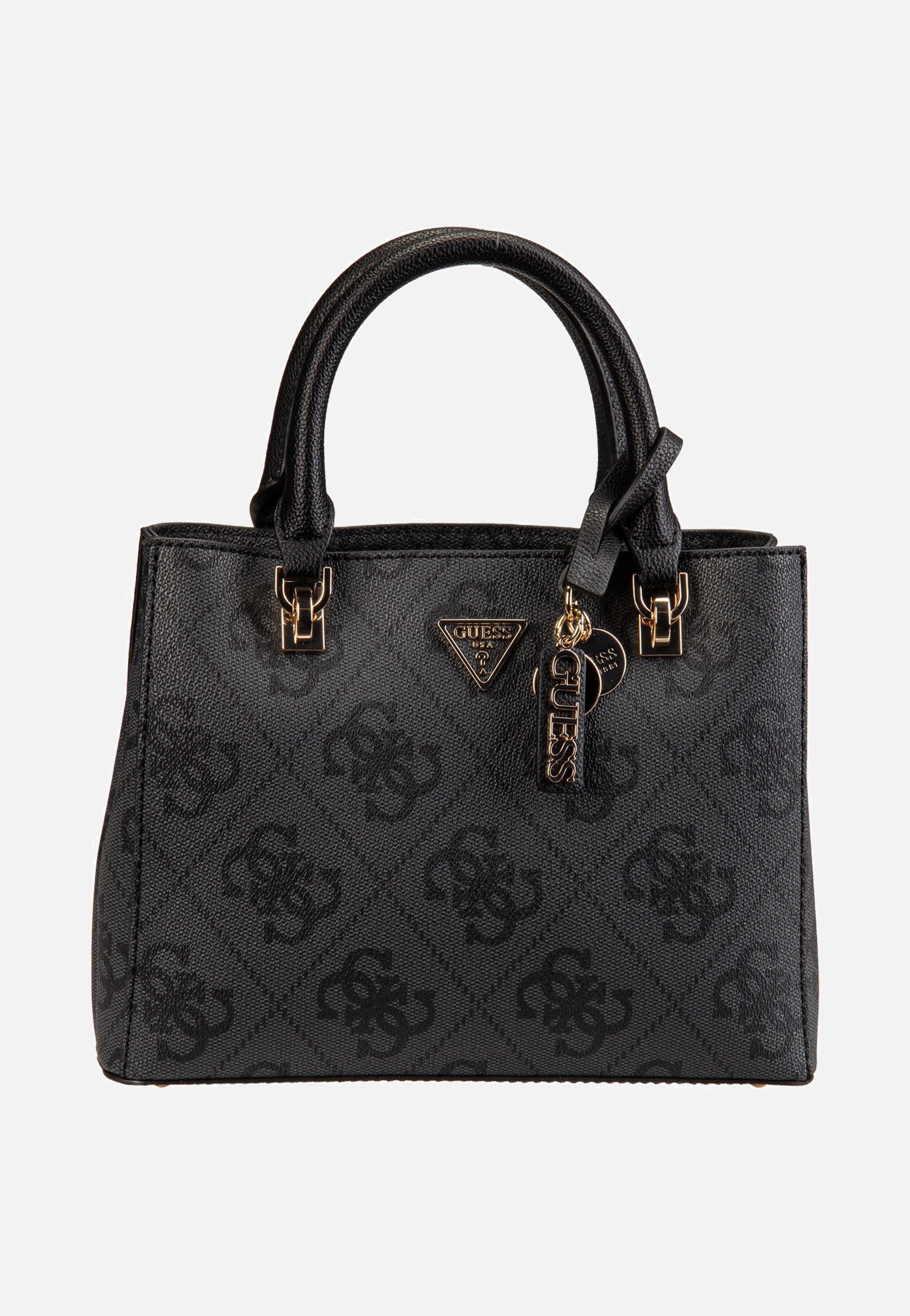 Guess Noelle II Sml Multi Comp Coal Logo Satchel