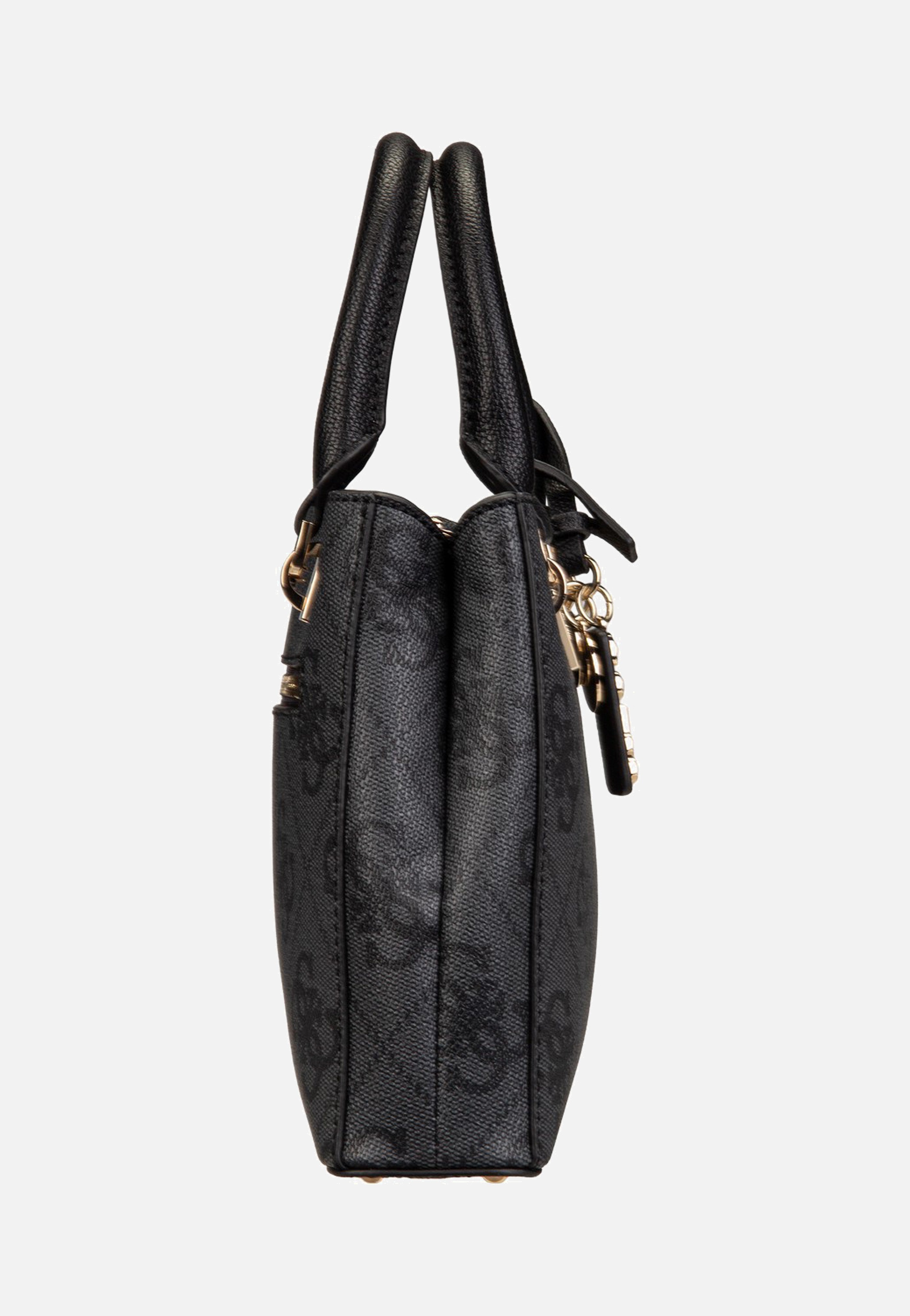 Guess Noelle II Sml Multi Comp Coal Logo Satchel