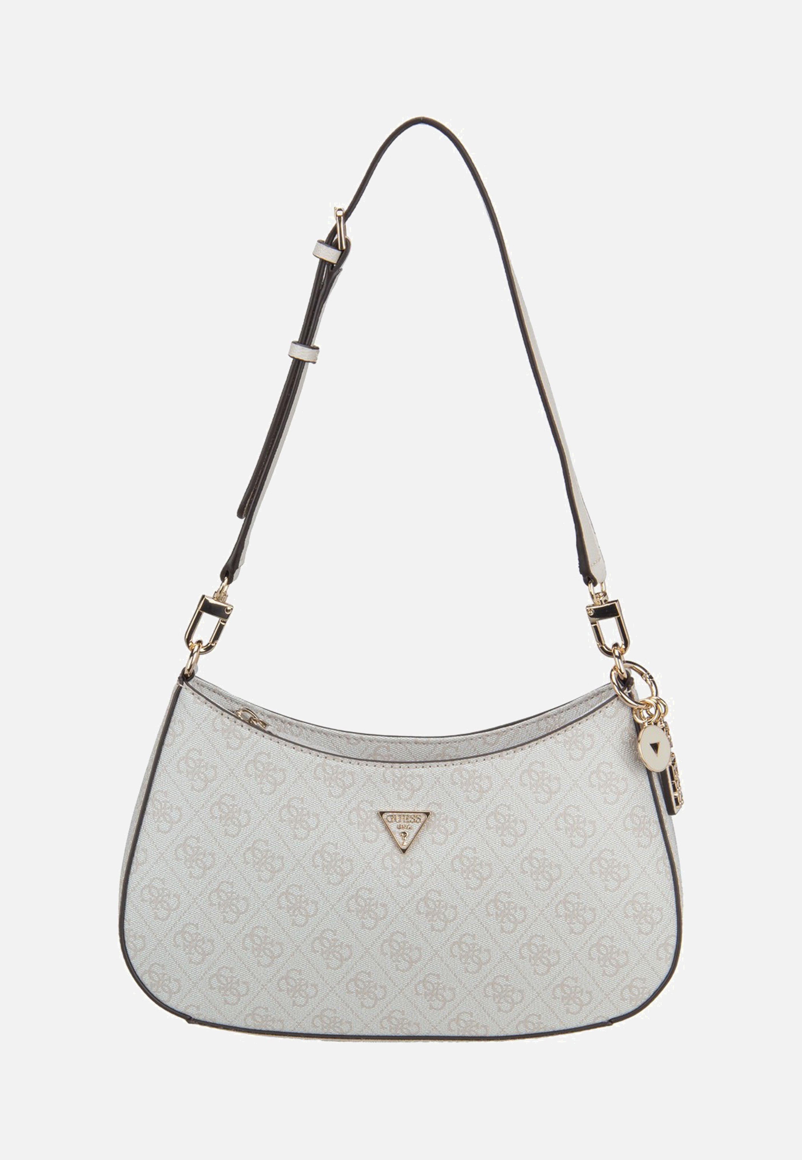 Guess - Noelle II Top Zip SHB 72180 Bone Logo - Evening Bag | Women-Image