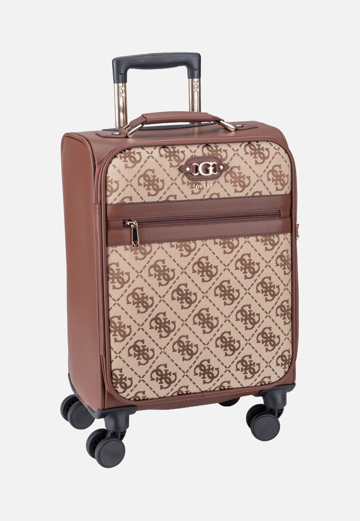 Guess Samantha 18 In 8-Wheeler 13983 Latte Logo/Brown Koffer