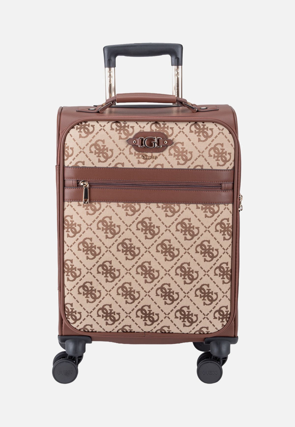 Guess Samantha 18 In 8-Wheeler 13983 Latte Logo/Brown Koffer