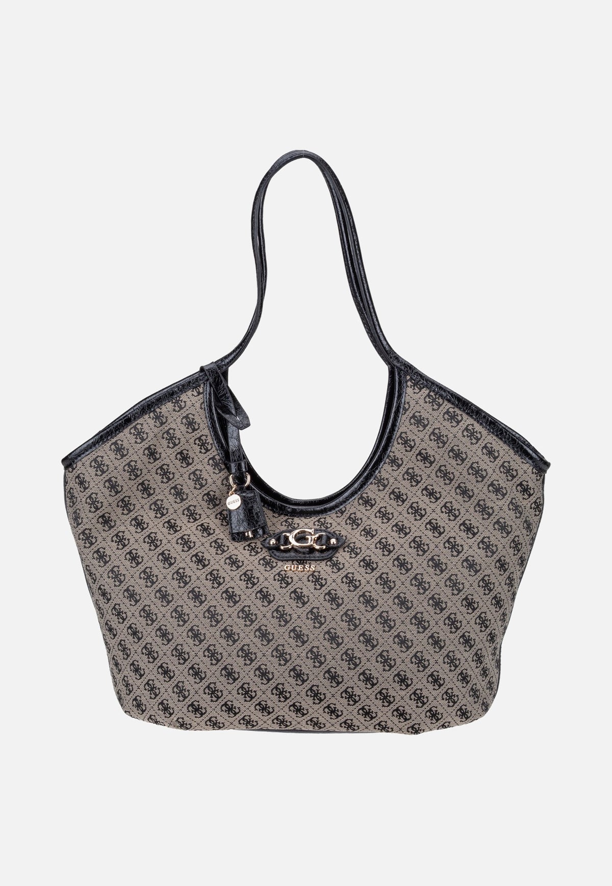 Guess Samantha Girlfriend 13230 Black Logo Shopper