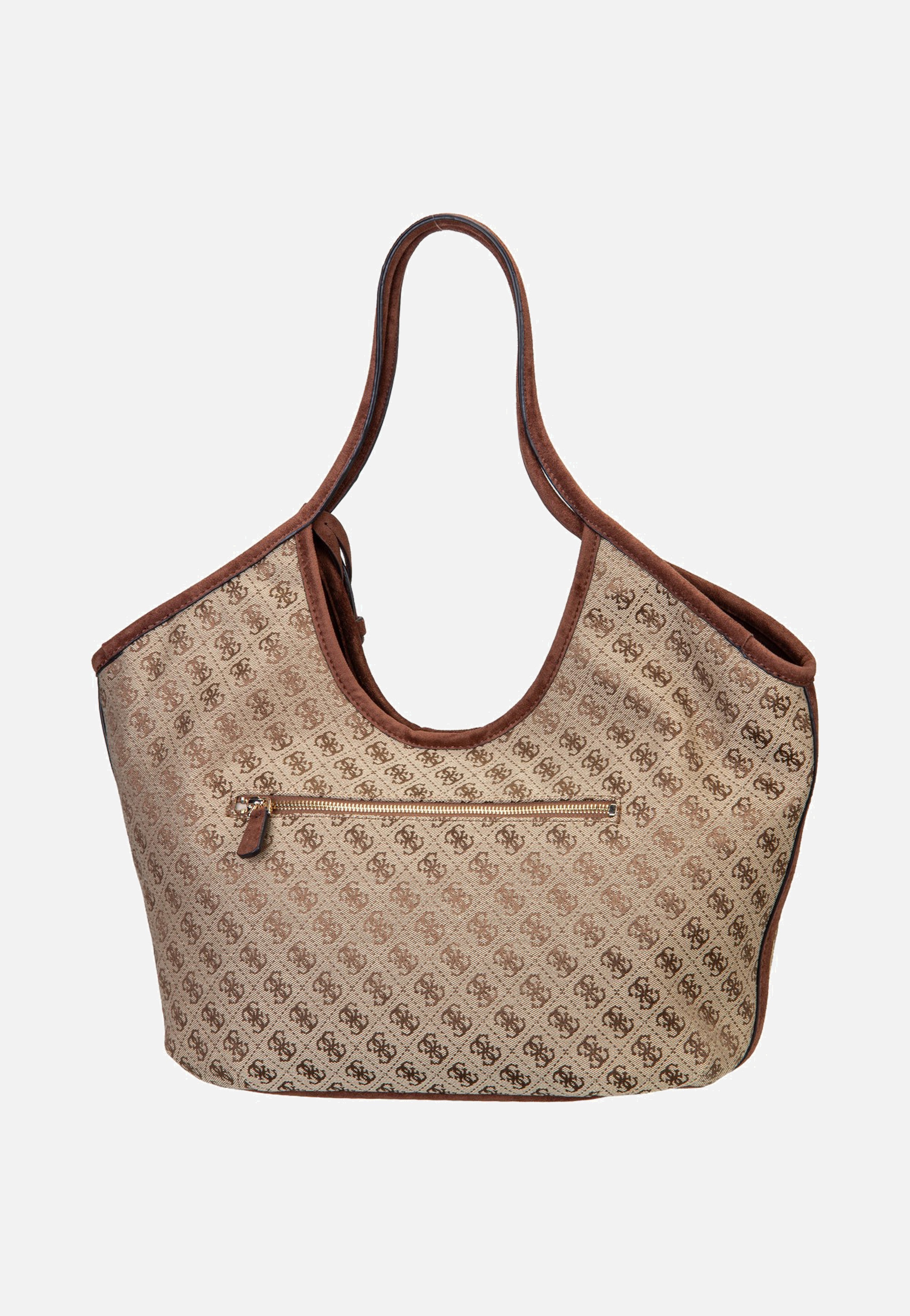 Guess Samantha Girlfriend 13230 Latte Logo/Brown Shopper