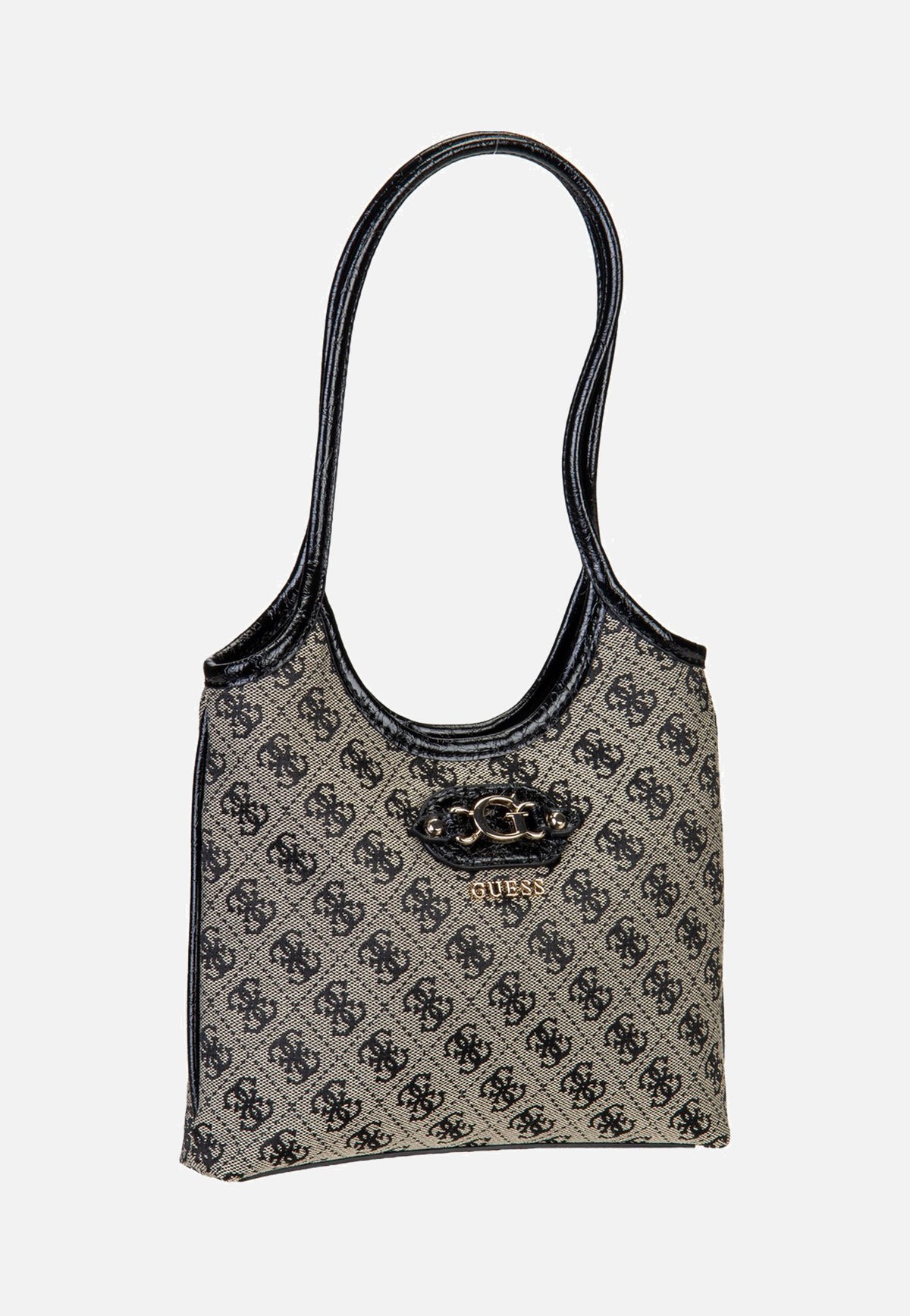 Guess Samantha Mini 13750 Black Logo Schultertasche