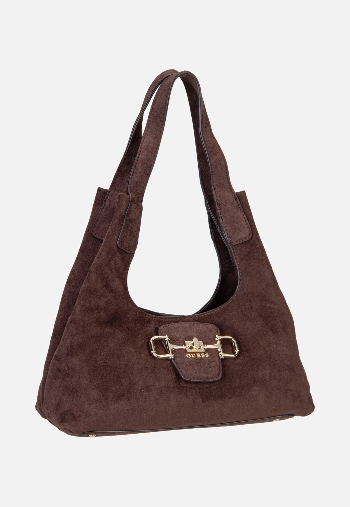 Guess Sunset Small Suede 14010 Espresso Schultertasche