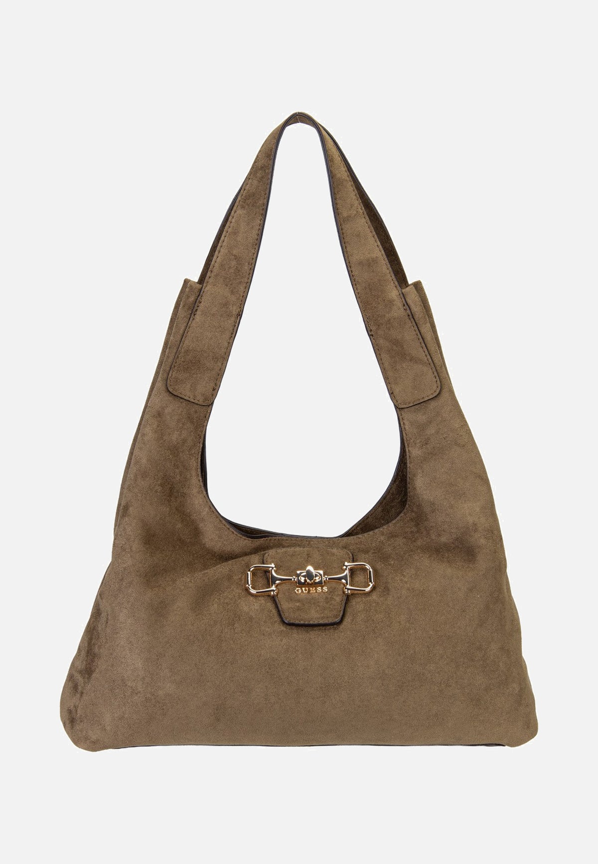 Guess Sunset Suede 14020 Olive Hobo Bag