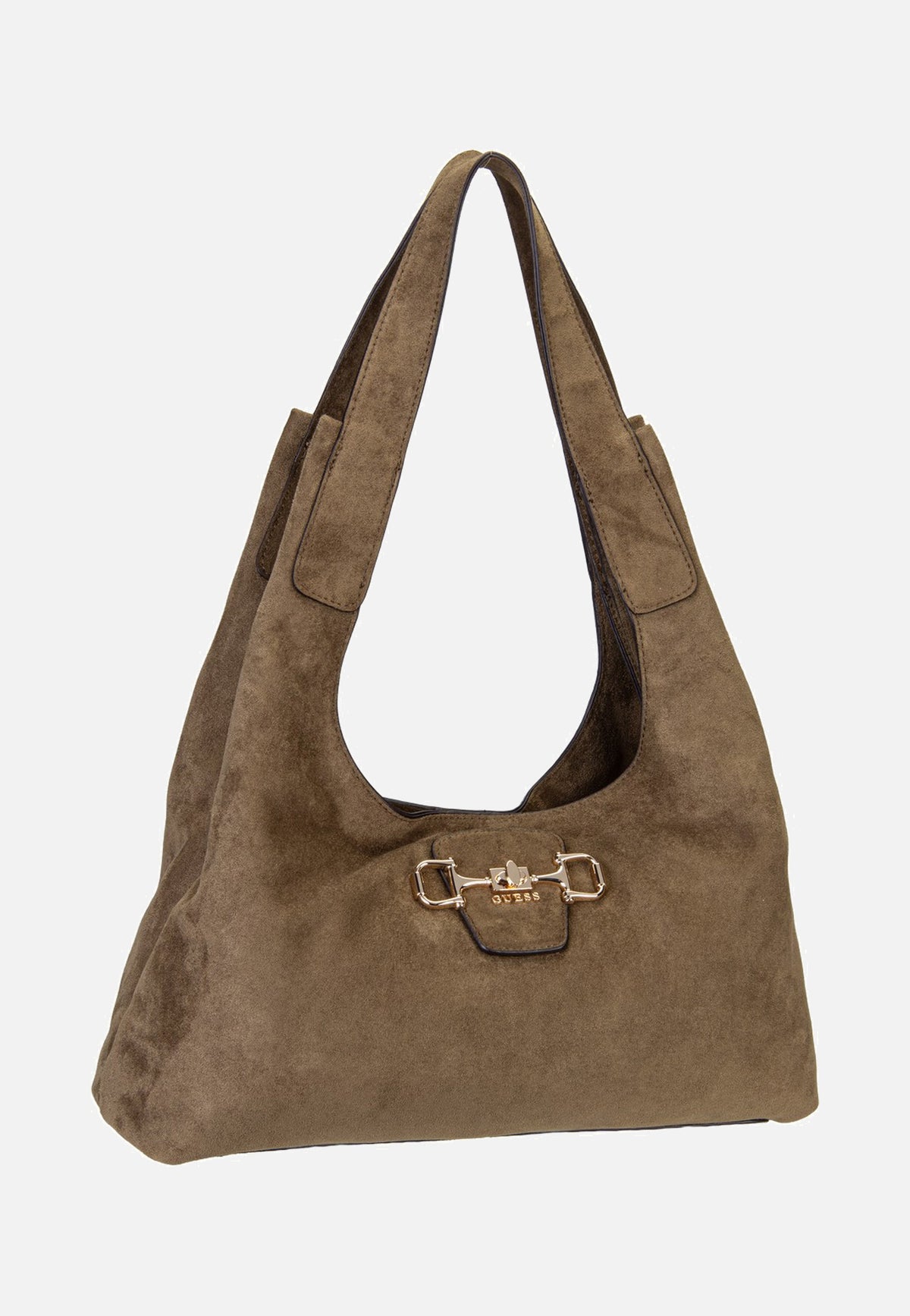 Guess Sunset Suede 14020 Olive Hobo Bag