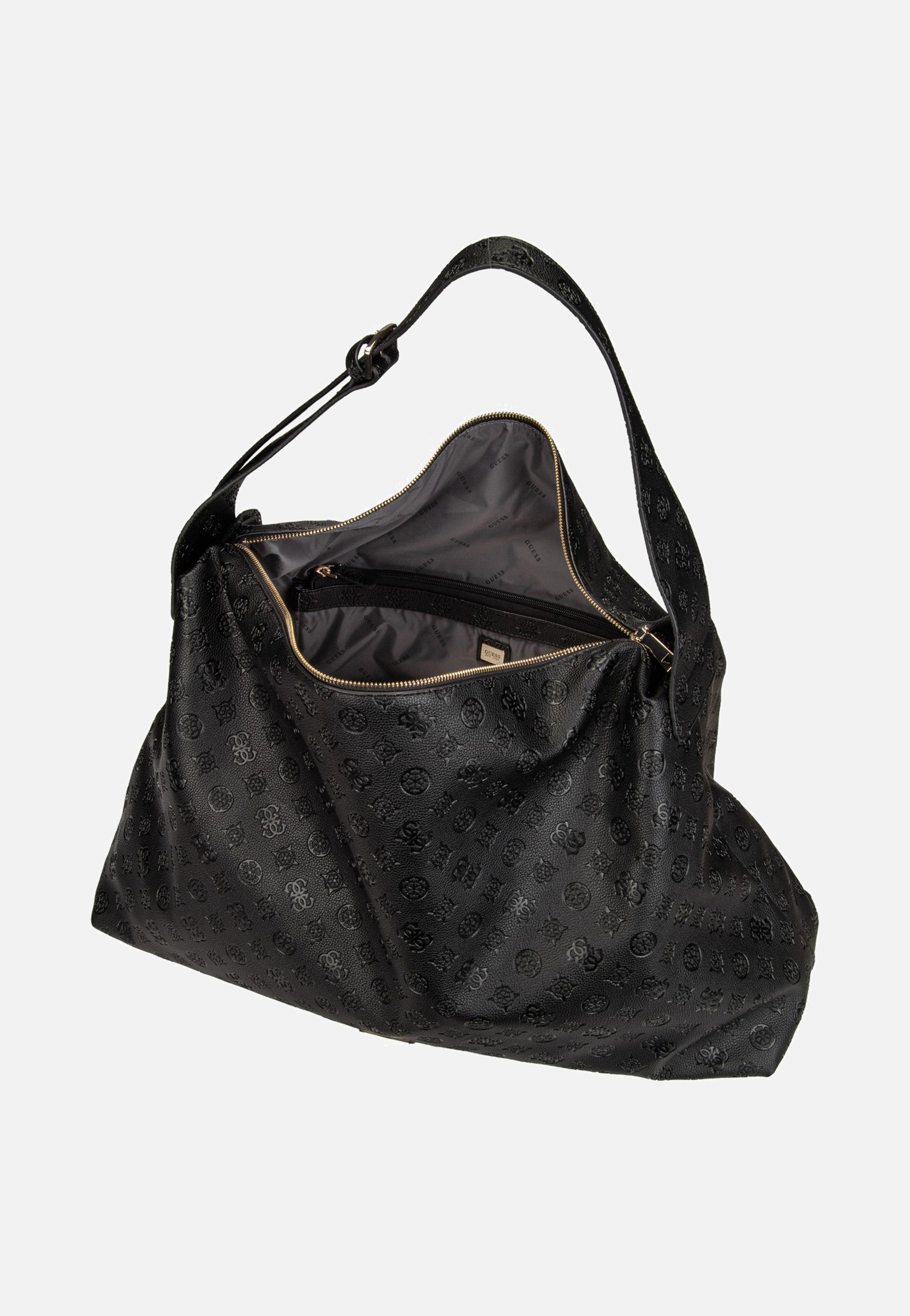 Guess Wilder Oversized Hobo Black Hobo Bag