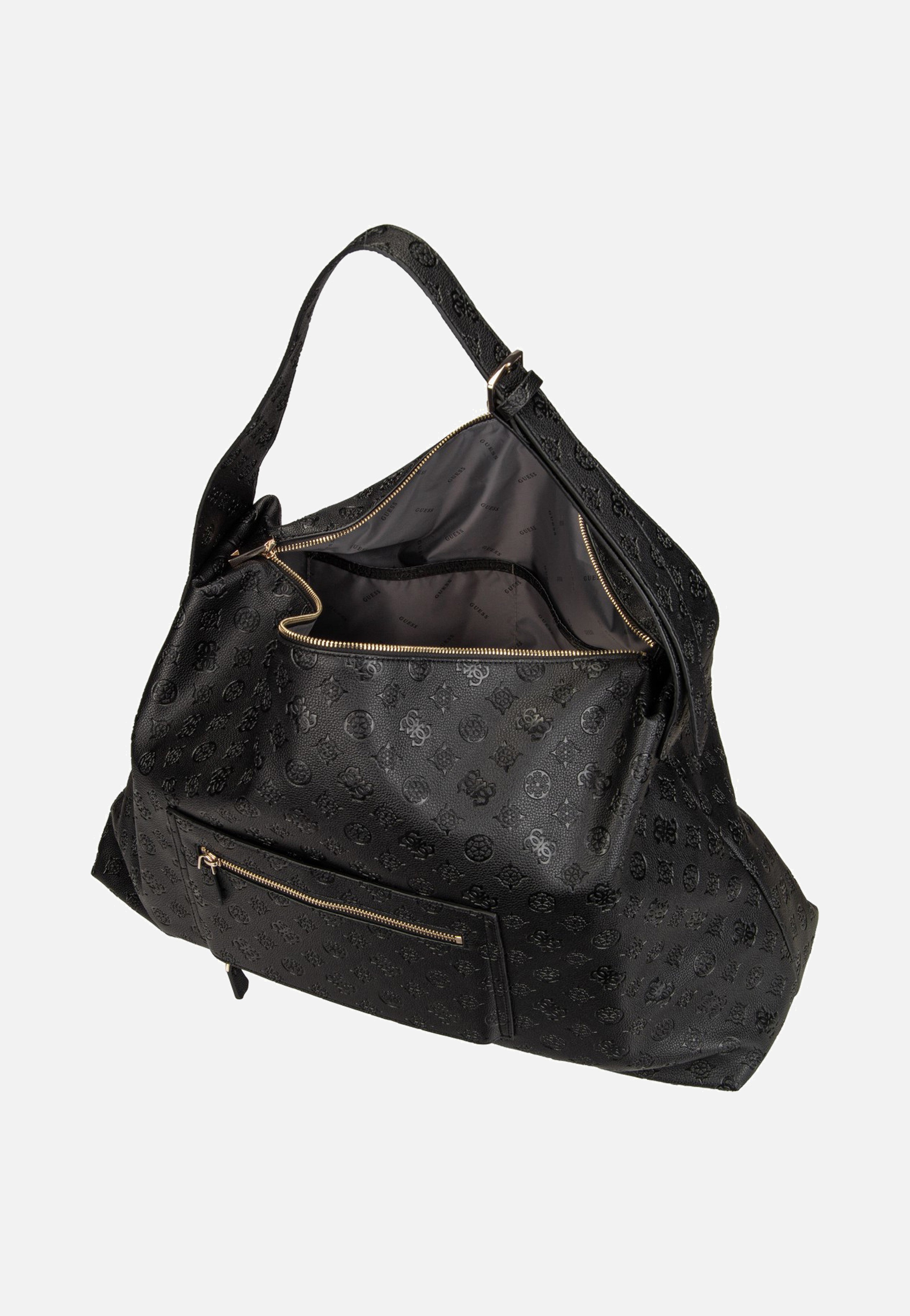 Guess Wilder Oversized Hobo Black Hobo Bag