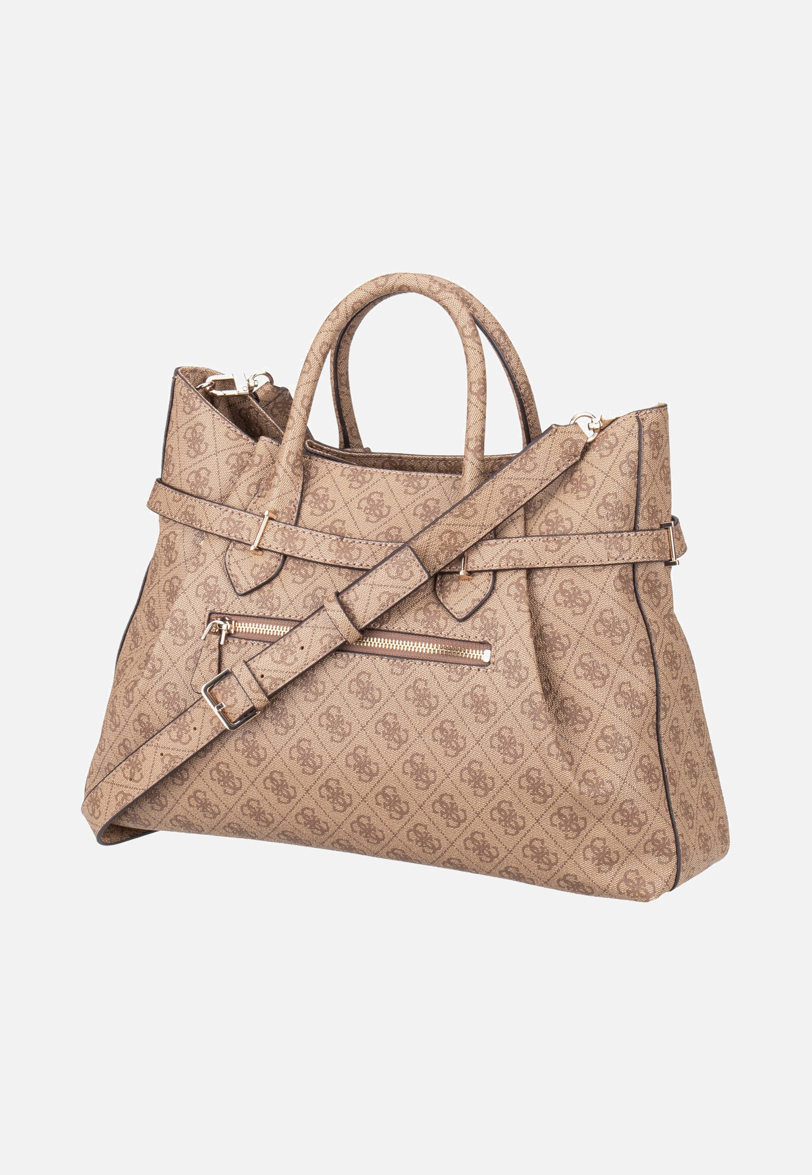 Guess Yesba Girlfriend Latte Logo Satchel
