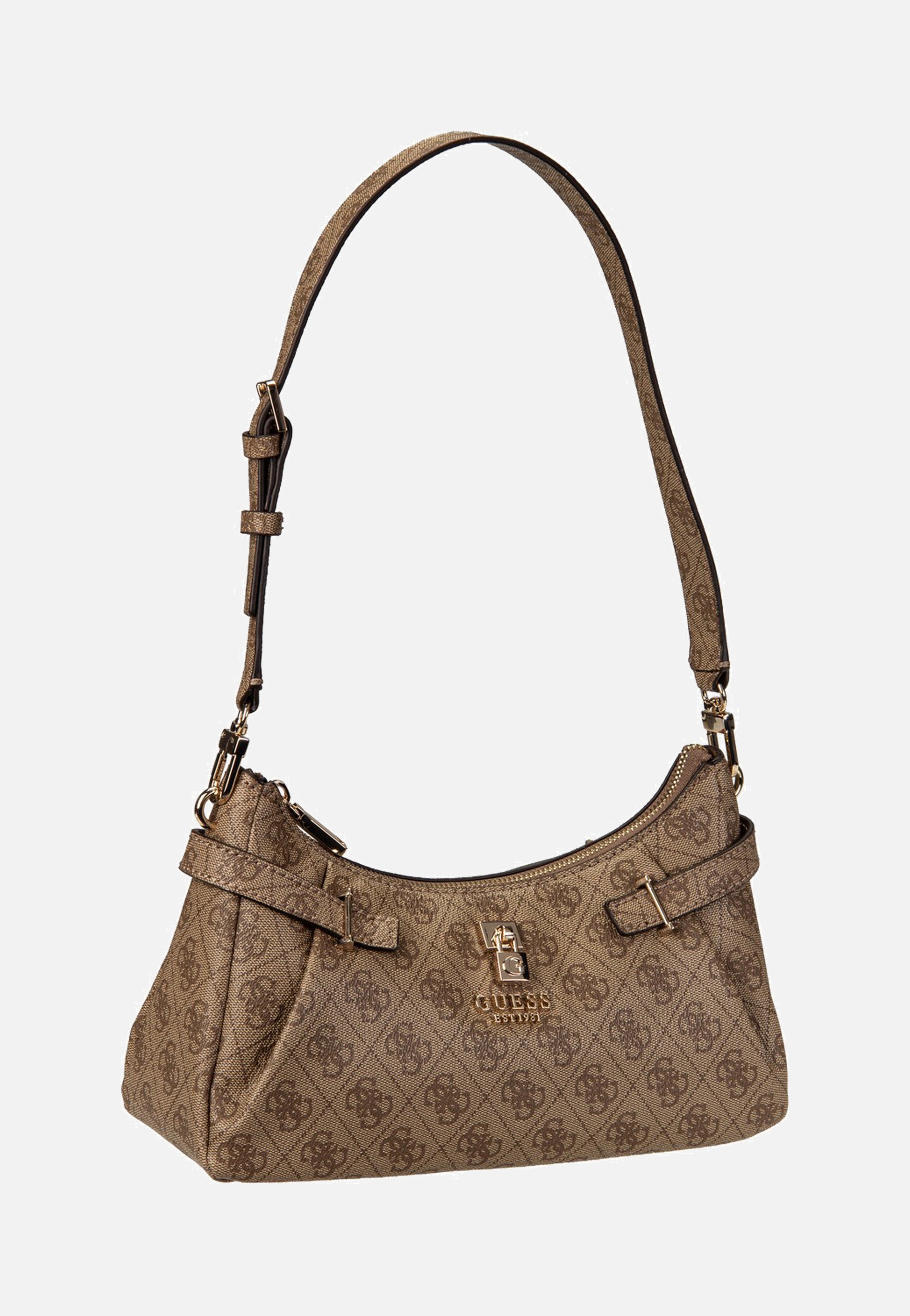 Guess Yesba Shoulder Bag Latte Logo Schultertasche