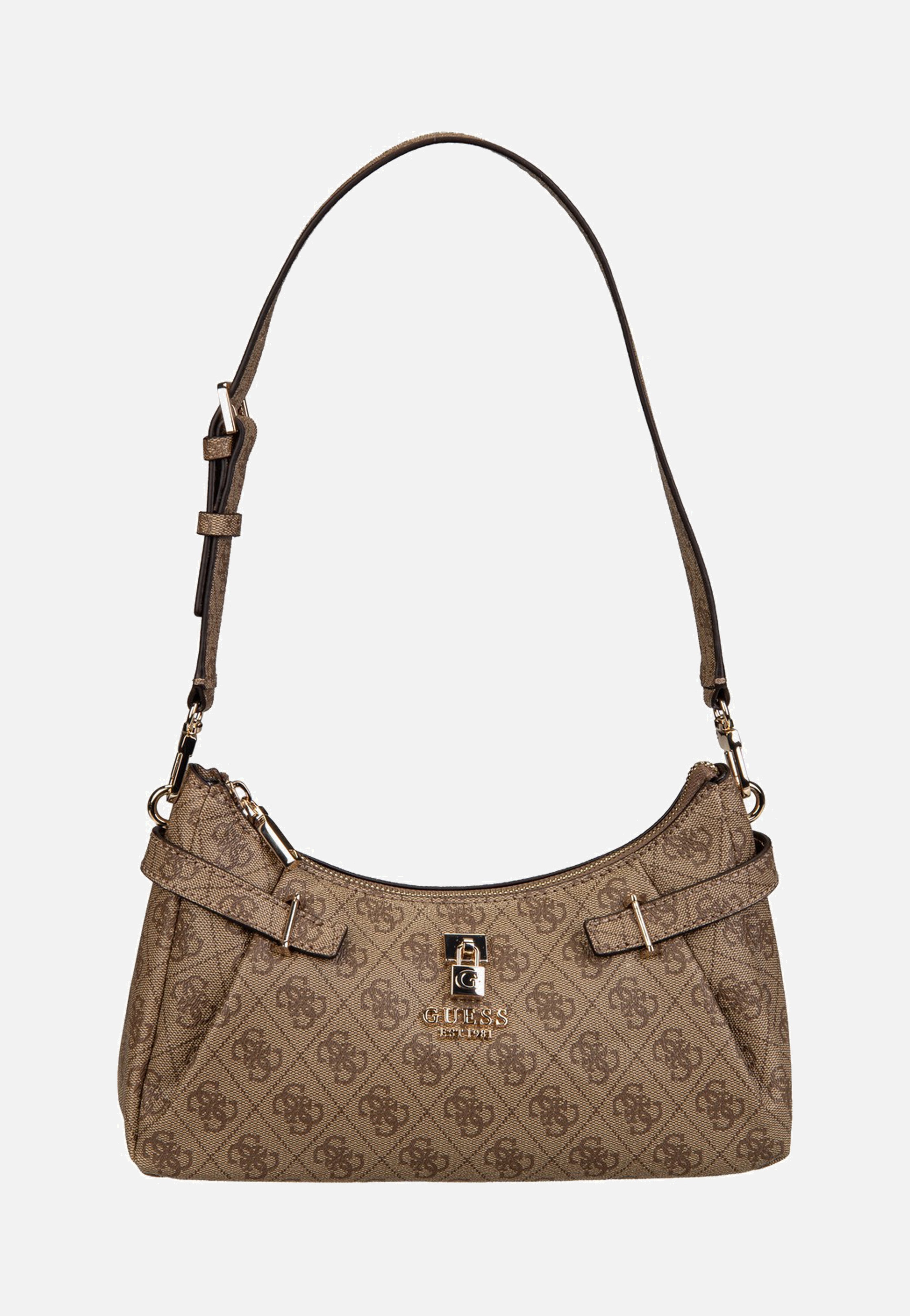 Guess Yesba Shoulder Bag Latte Logo Schultertasche