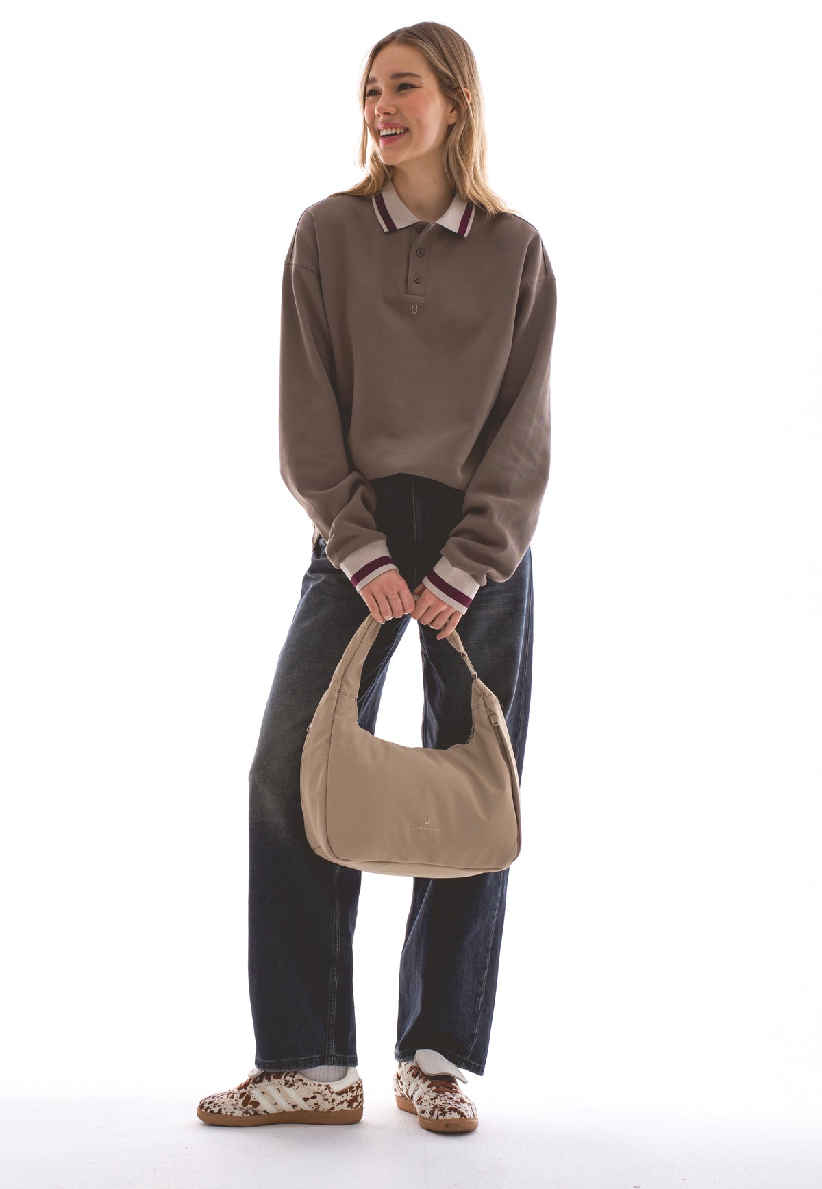 Johnny Urban Mary Medium Beige Crossbody Bag