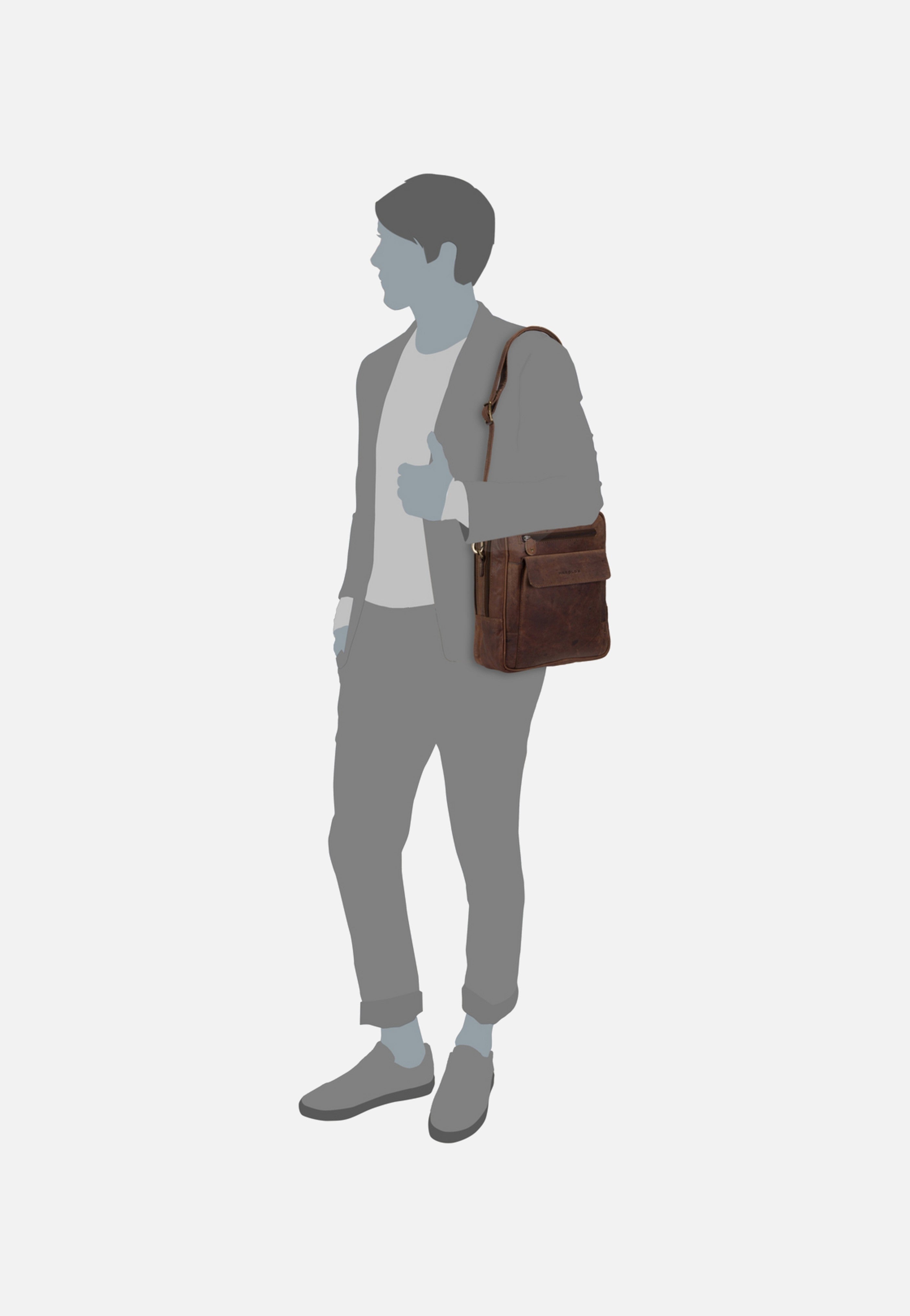 Harold's - Antic 4178 L Natur - Crossbody Bag | Men-Image