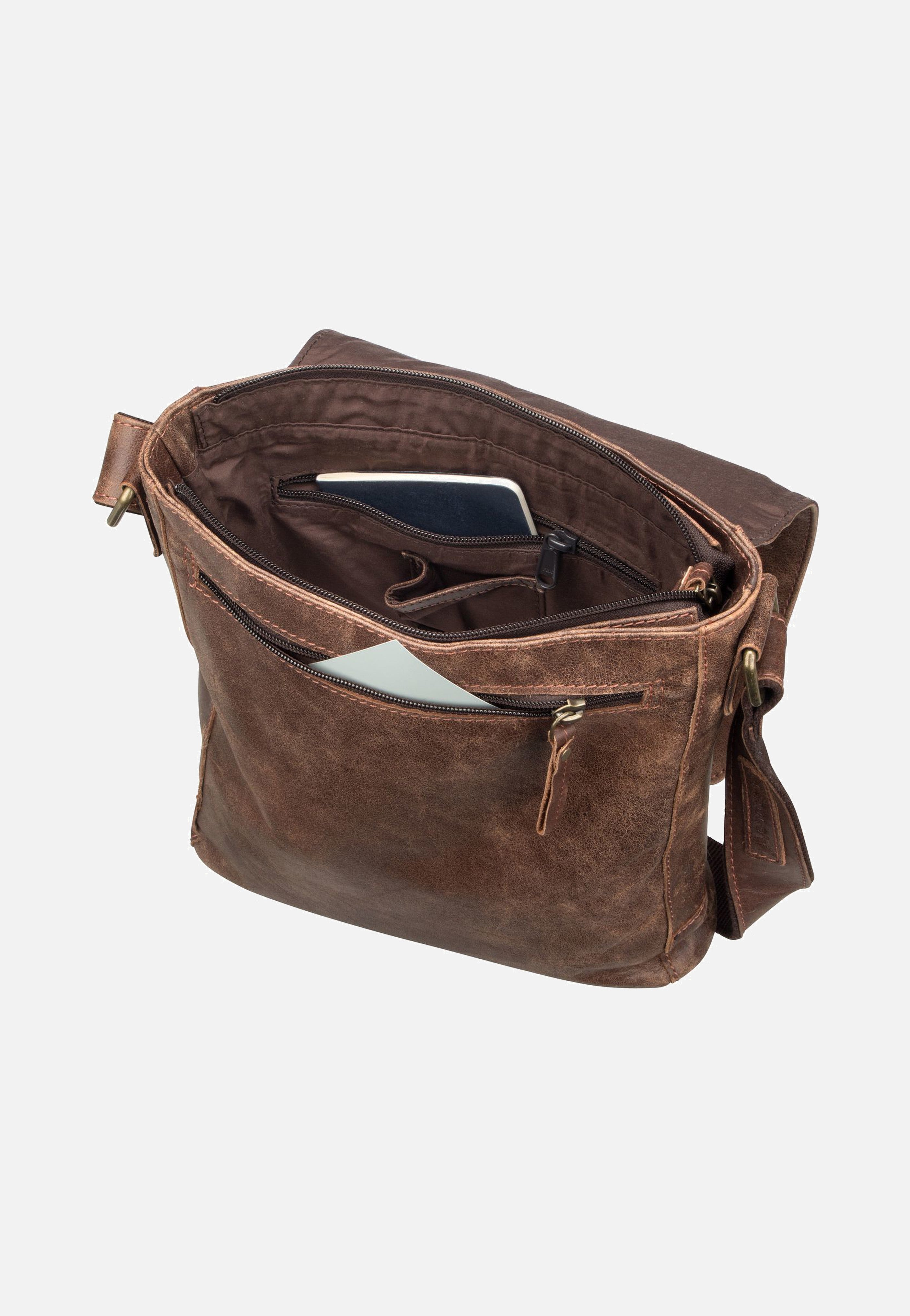 Harold's - Crunchy 2182 hoch M Braun - Crossbody Bag | Men-Image