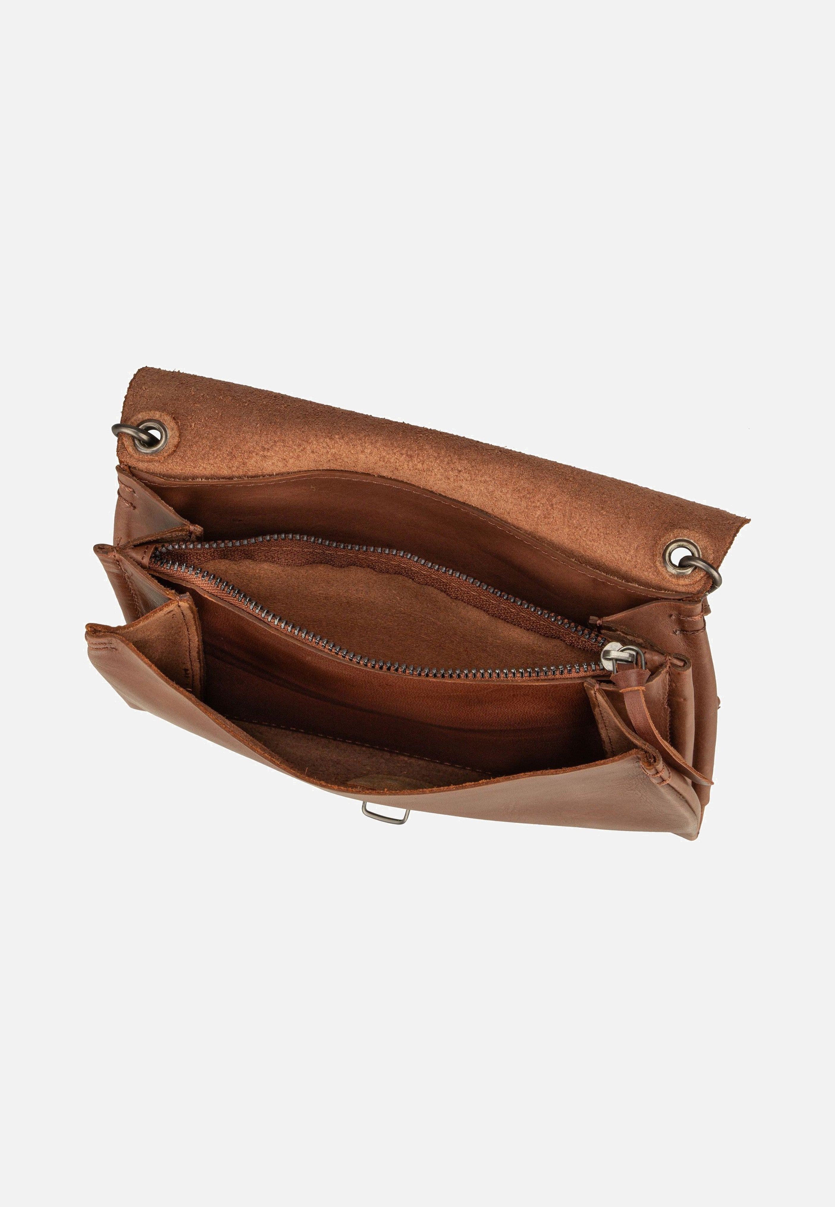 Harold's Fold FO2 Cognac Umhängetasche