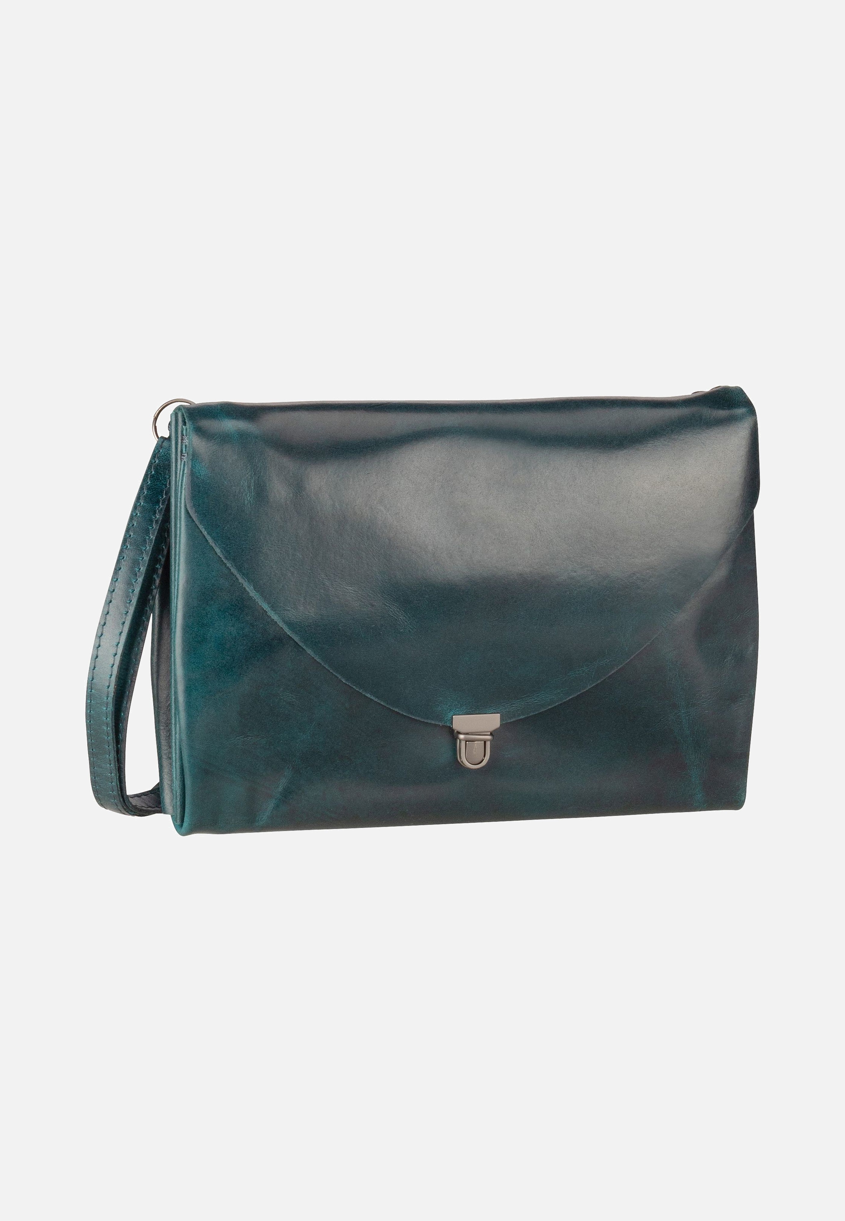 Harold's Fold Handbag Clutch L FO3 Petrol Umhängetasche