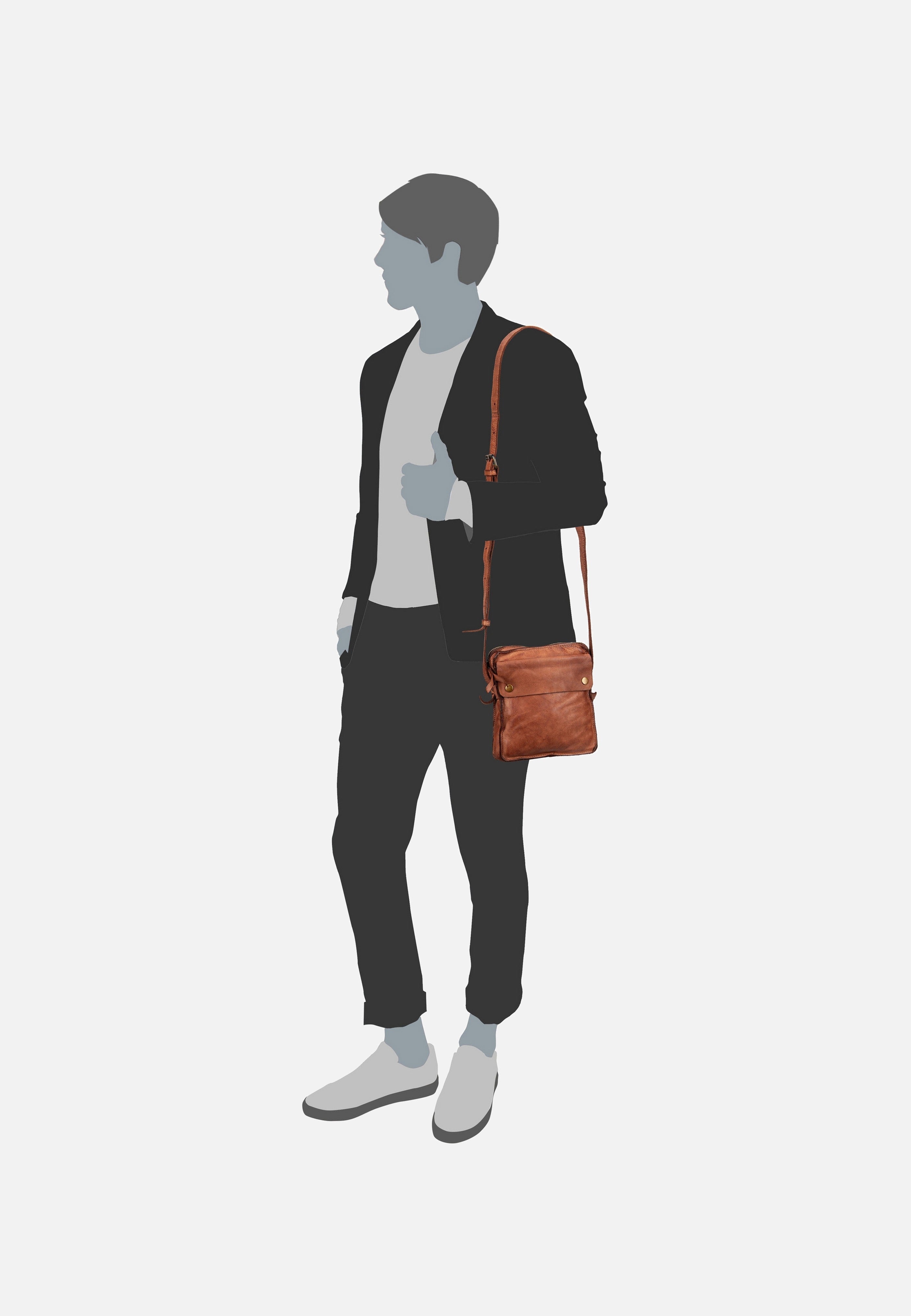 Harold's - Submarine 3020 Cognac - Crossbody Bag | Men-Image