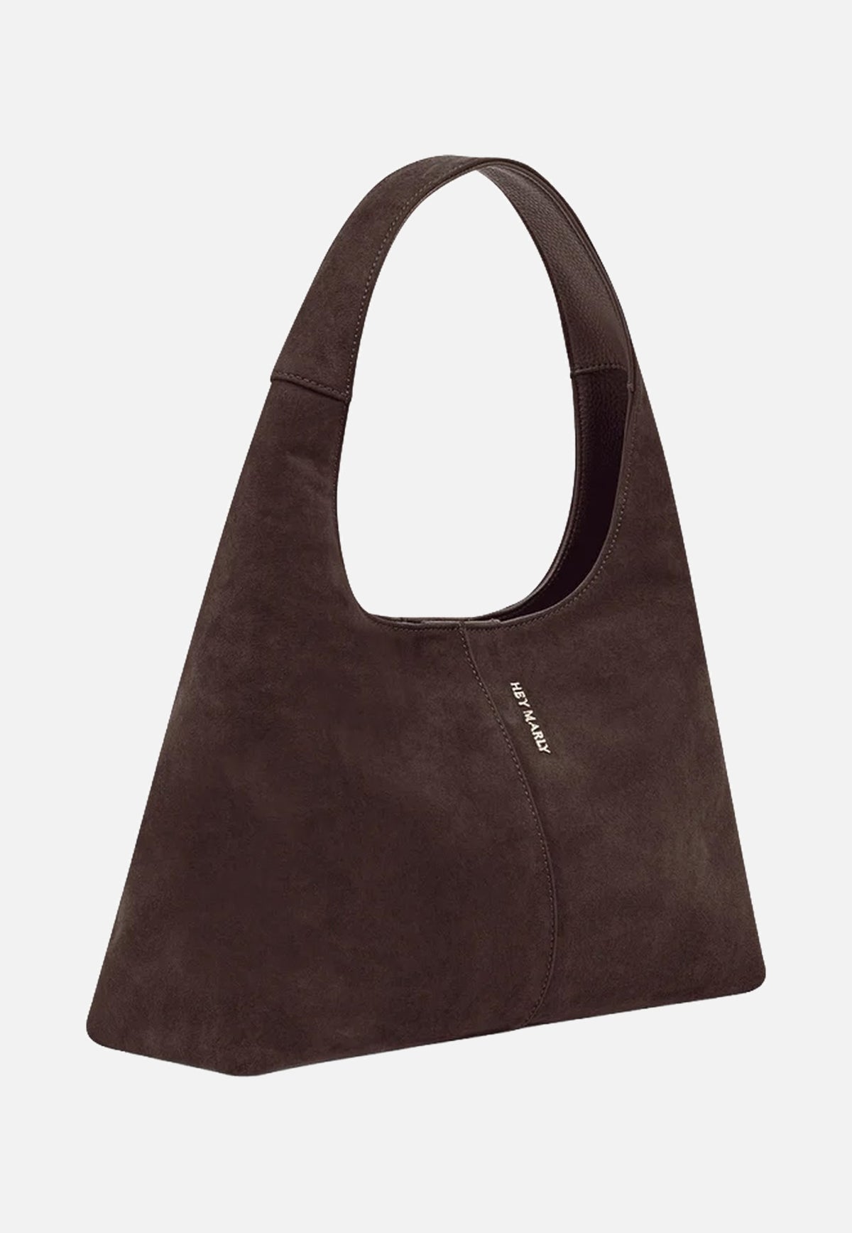 Hey Marly Alltime Lover ReSuede M Coffee Hobo Bag